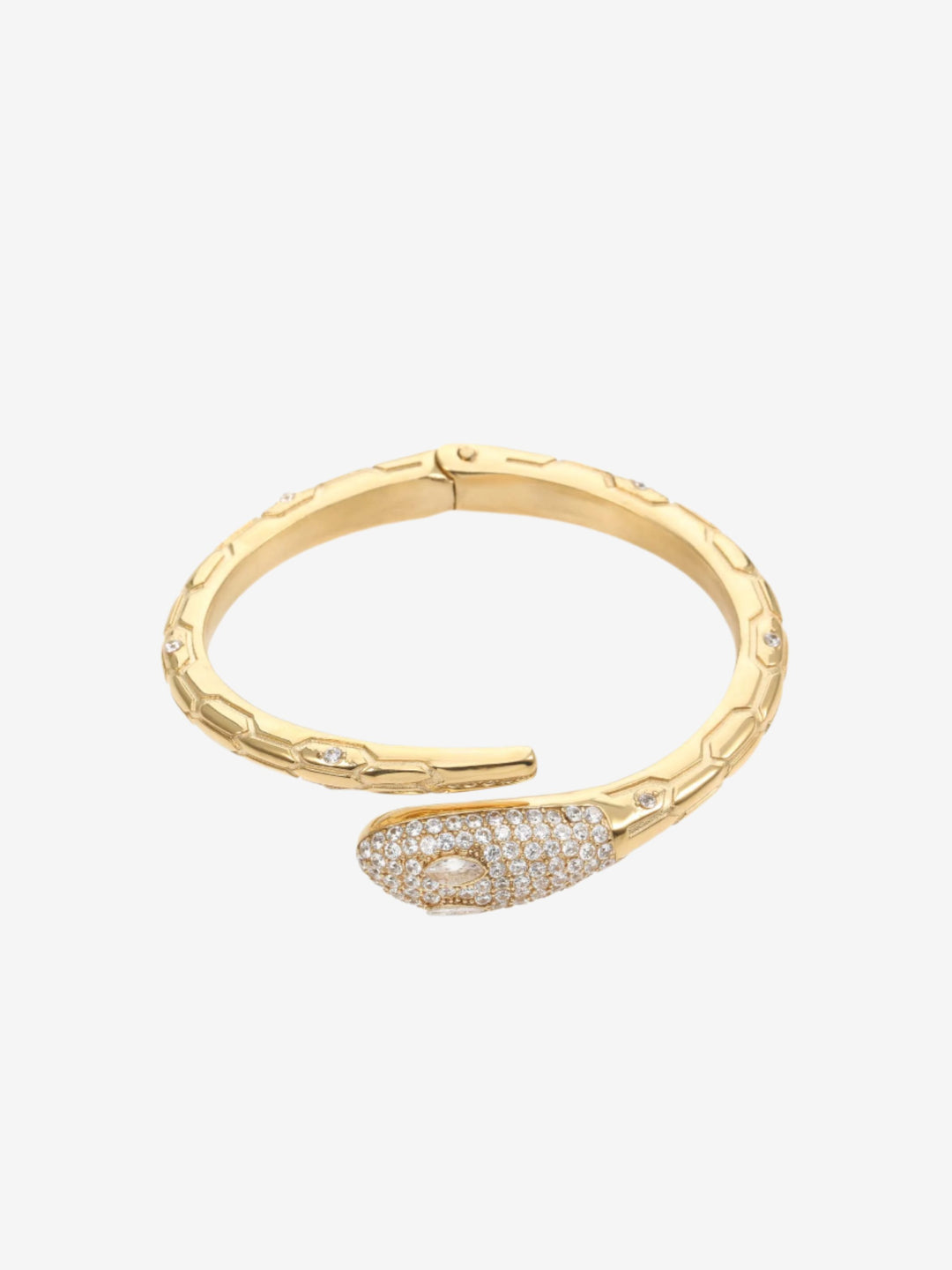 Bangle slang met steentjes