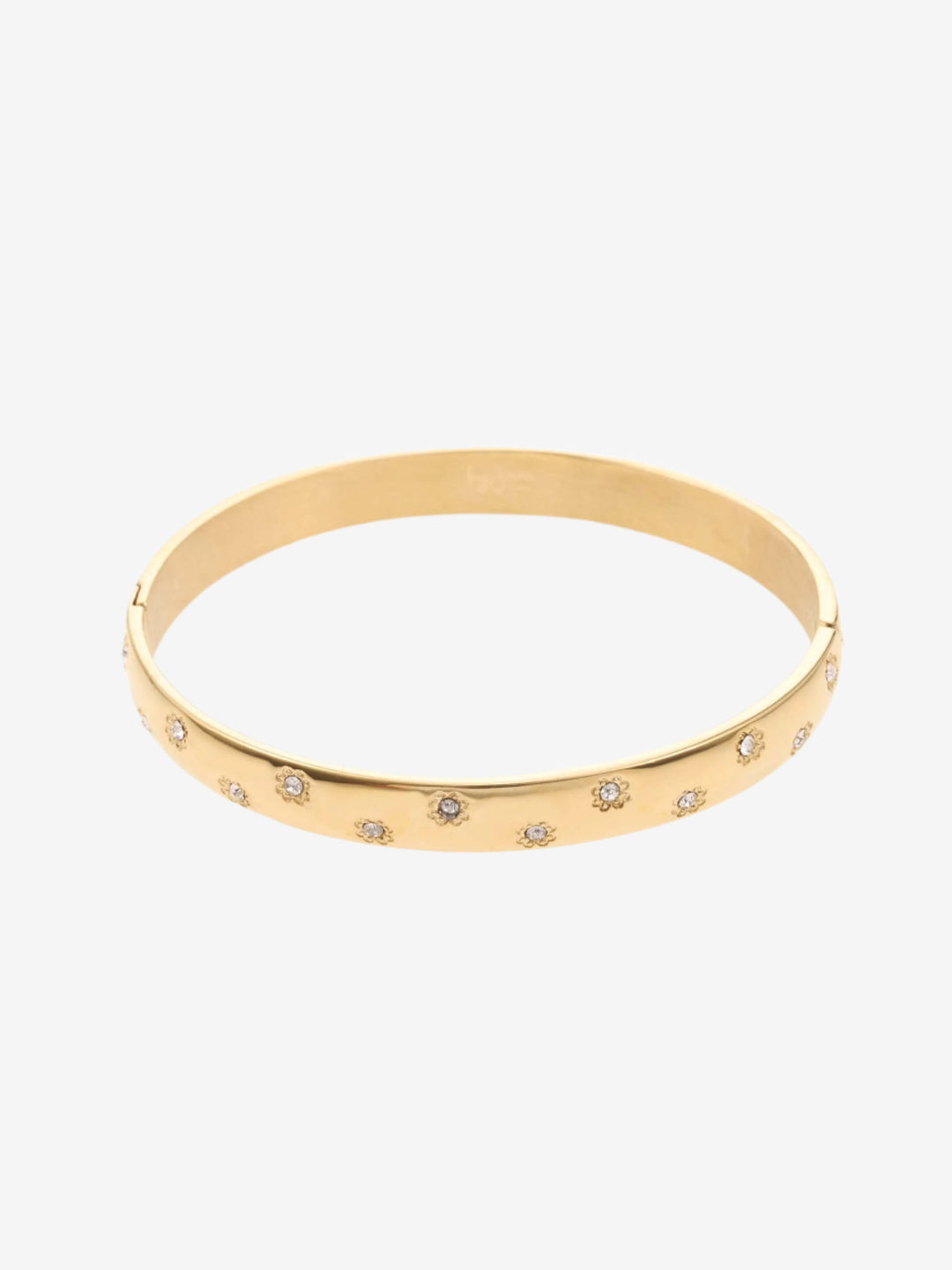 Bangle zonnebloemen met steentjes