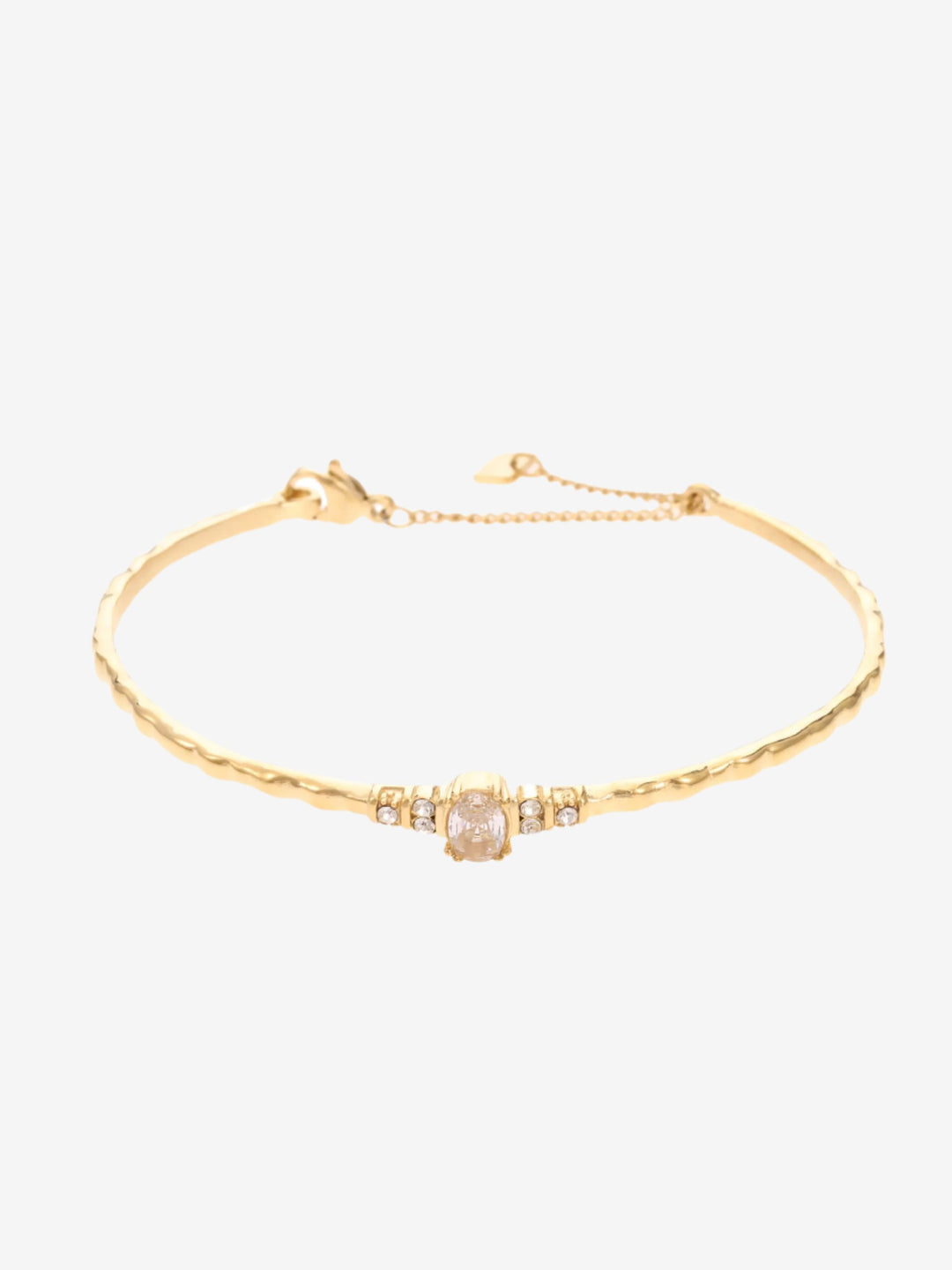 Statement bangle met steentjes