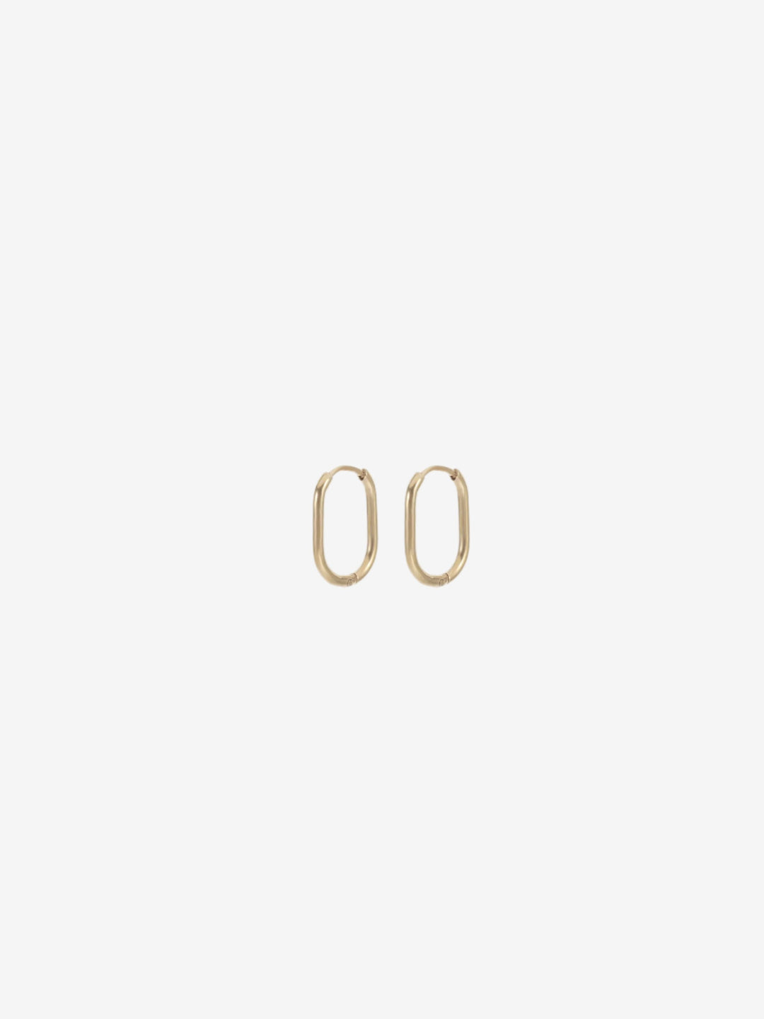 Classic ovale oorbellen medium
