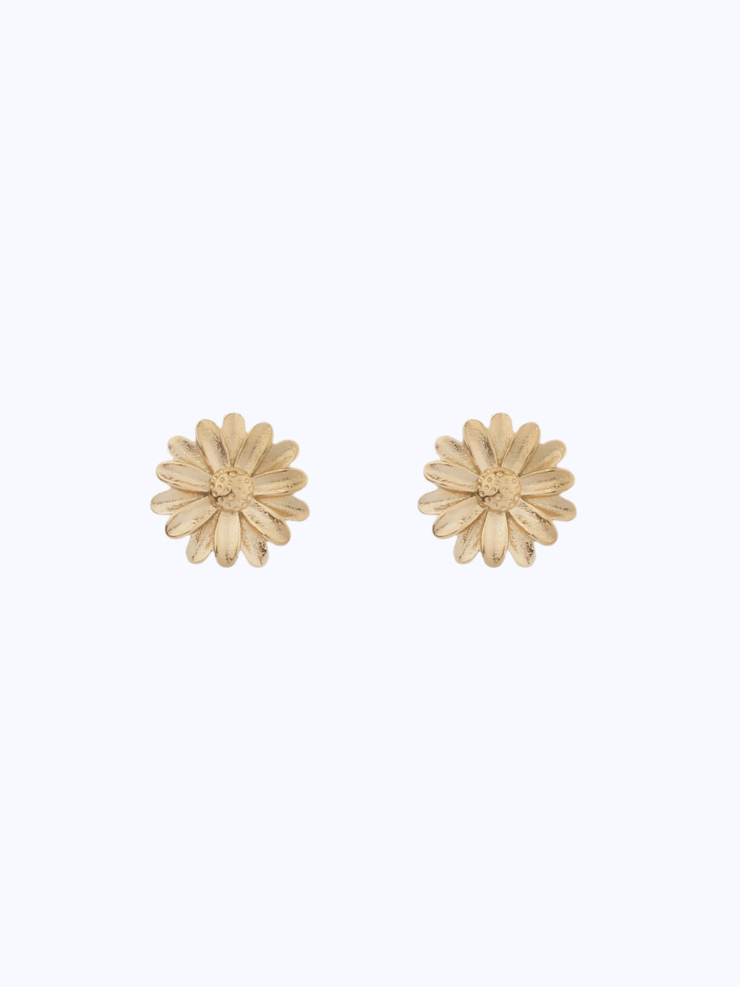 Zonnebloem parel studs