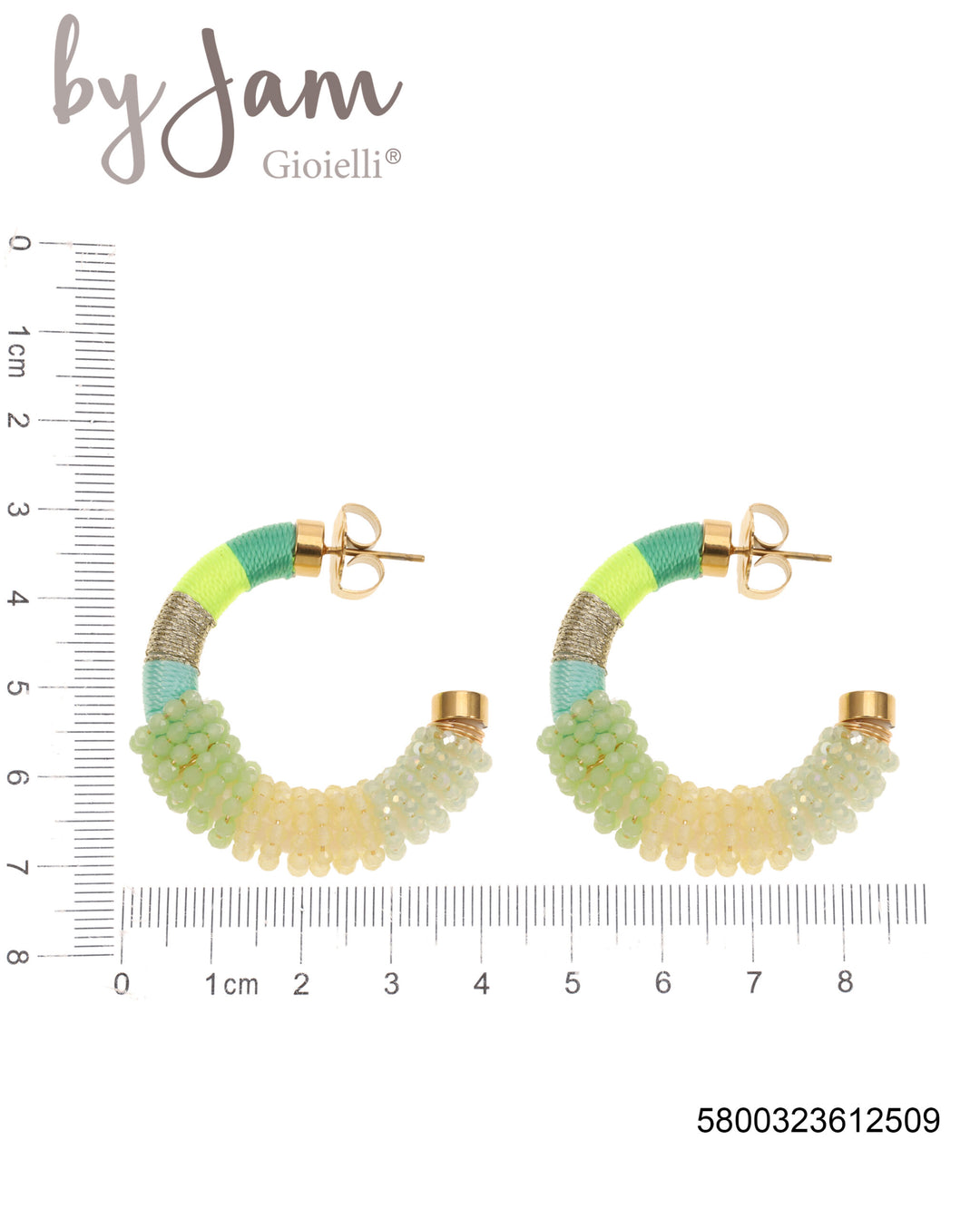 By Jam Gioielli-BJ16737-Stainless Steel-Oorbellen