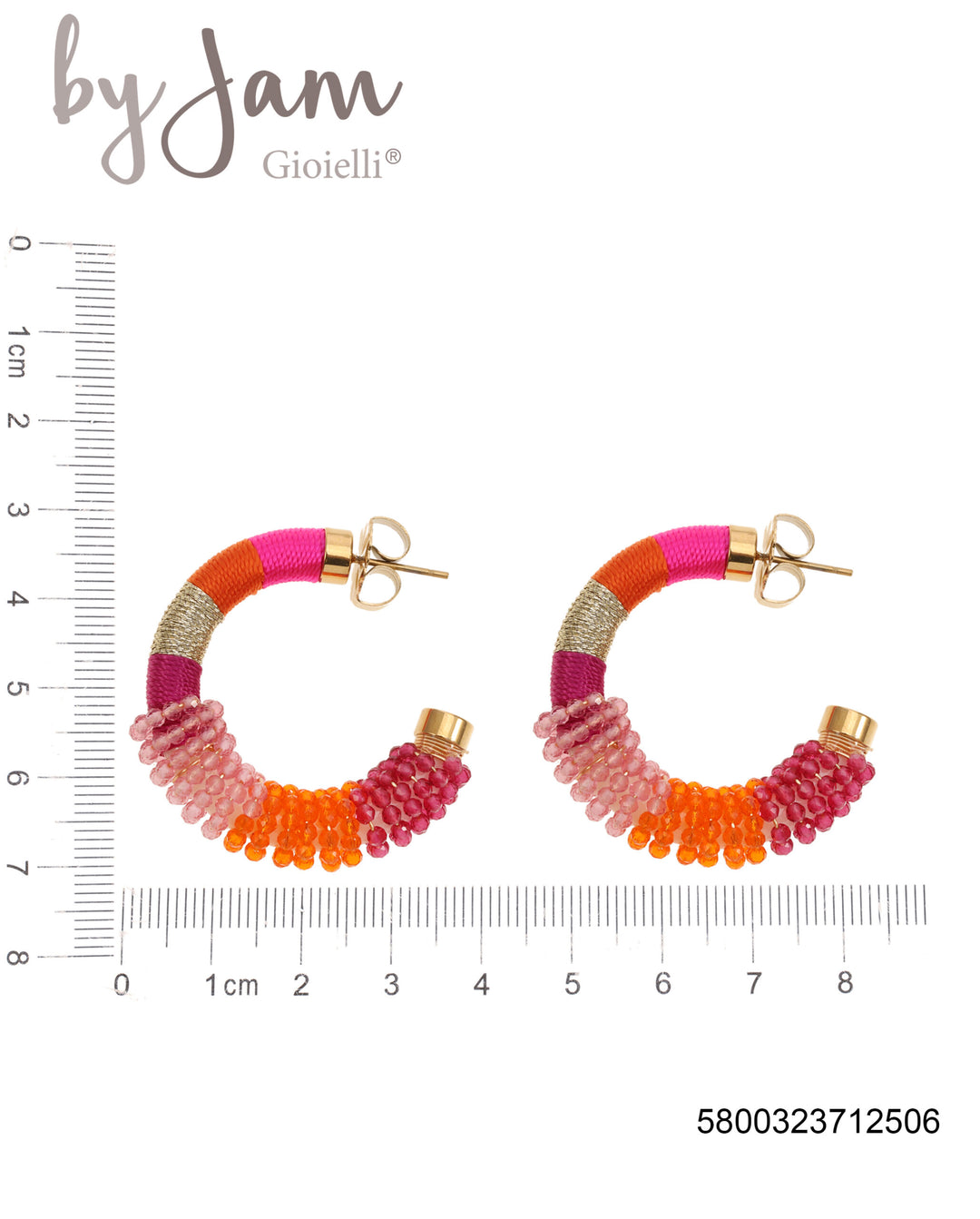 By Jam Gioielli-BJ16738-Stainless Steel-Oorbellen