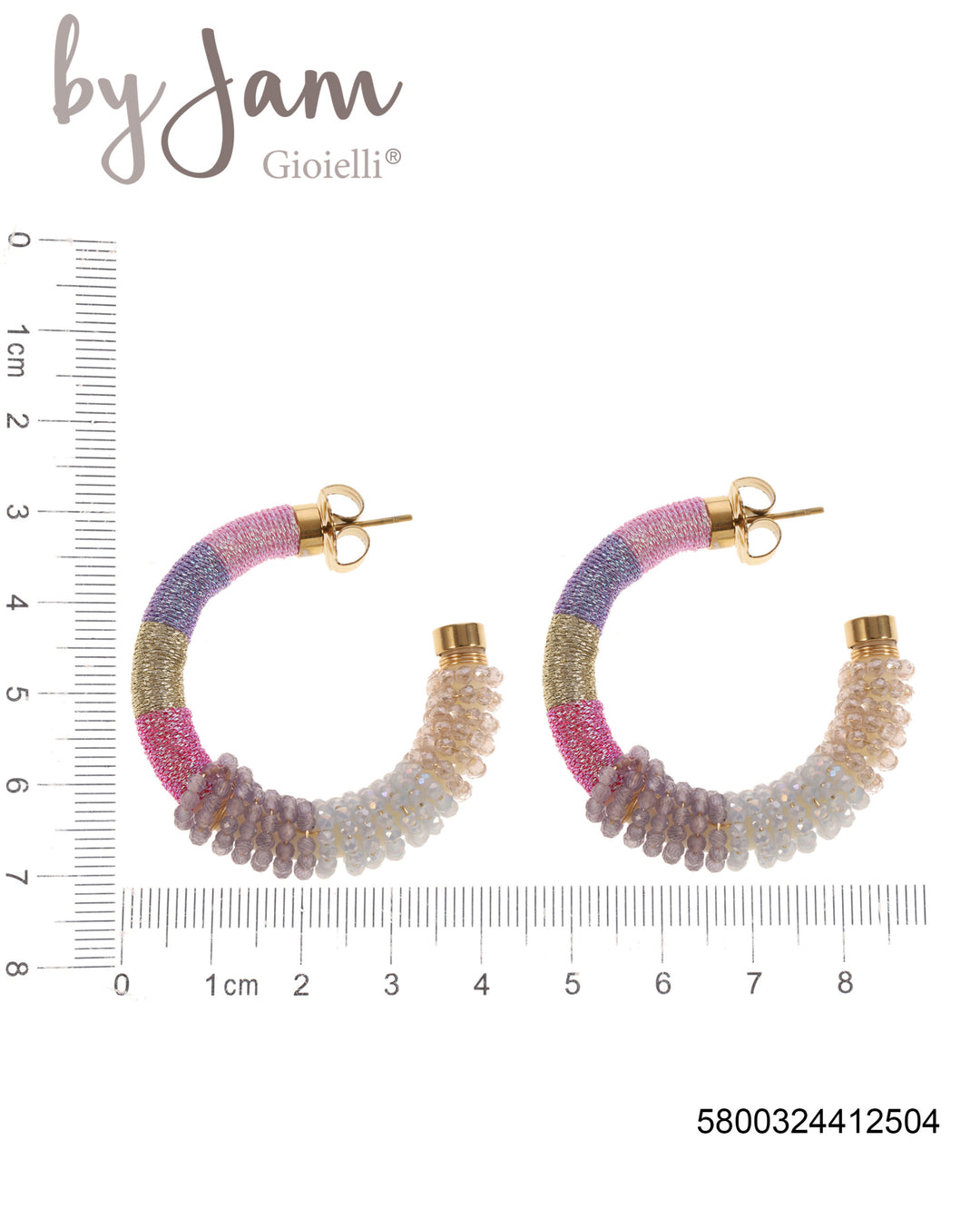 By Jam Gioielli-BJ16745-Stainless Steel-Oorbellen