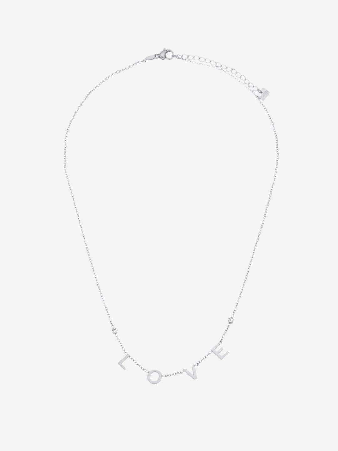 Love ketting met kristalstenen choker
