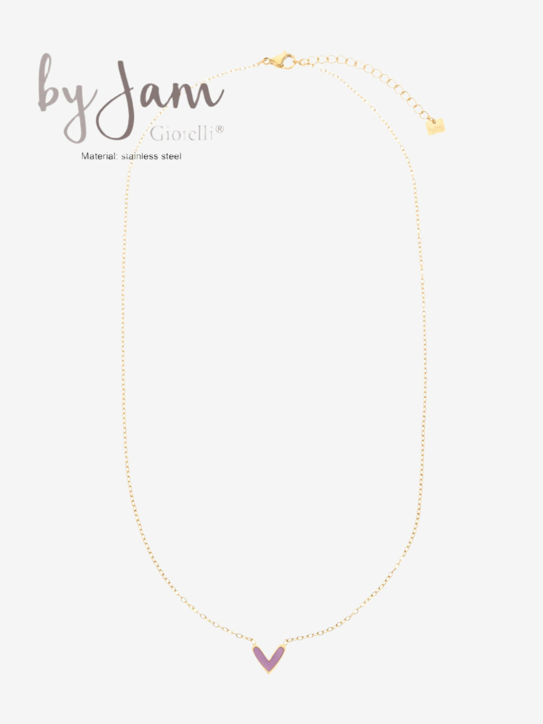 Nauty girl ketting met letter V