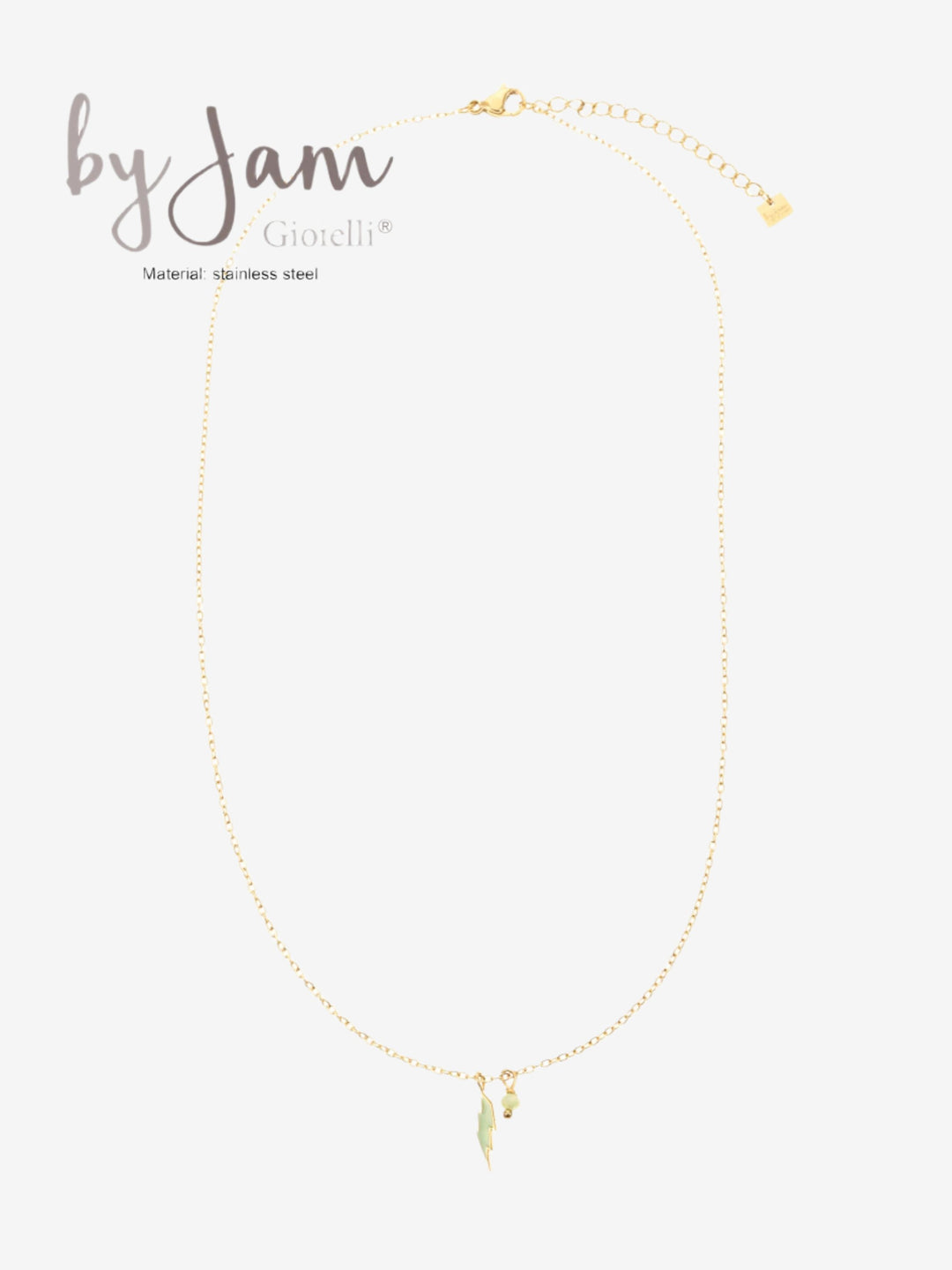 Nauty girl ketting met bliksem en gekleurde steentjes