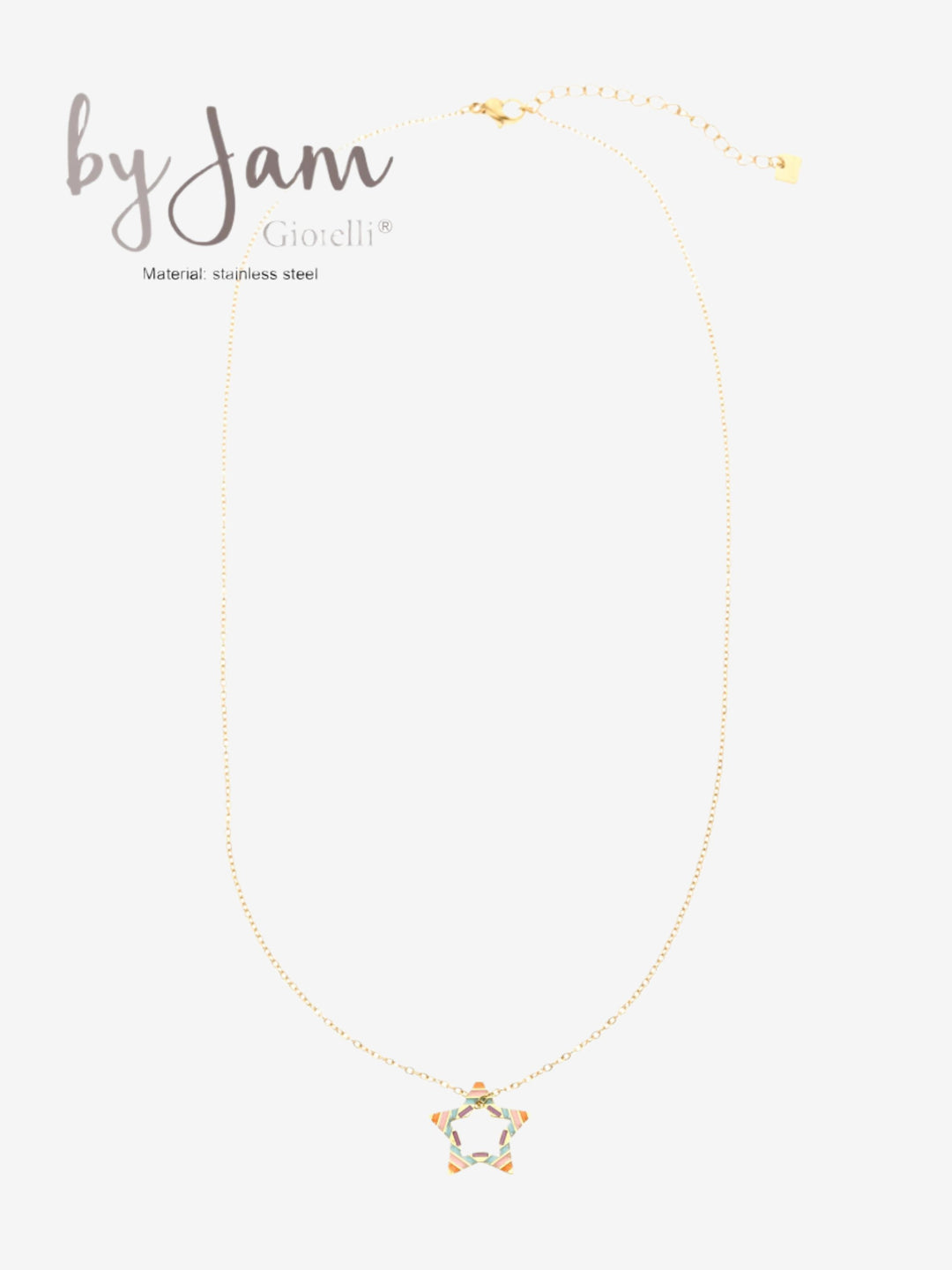 Nauty girl Ketting met kleurrijke ster