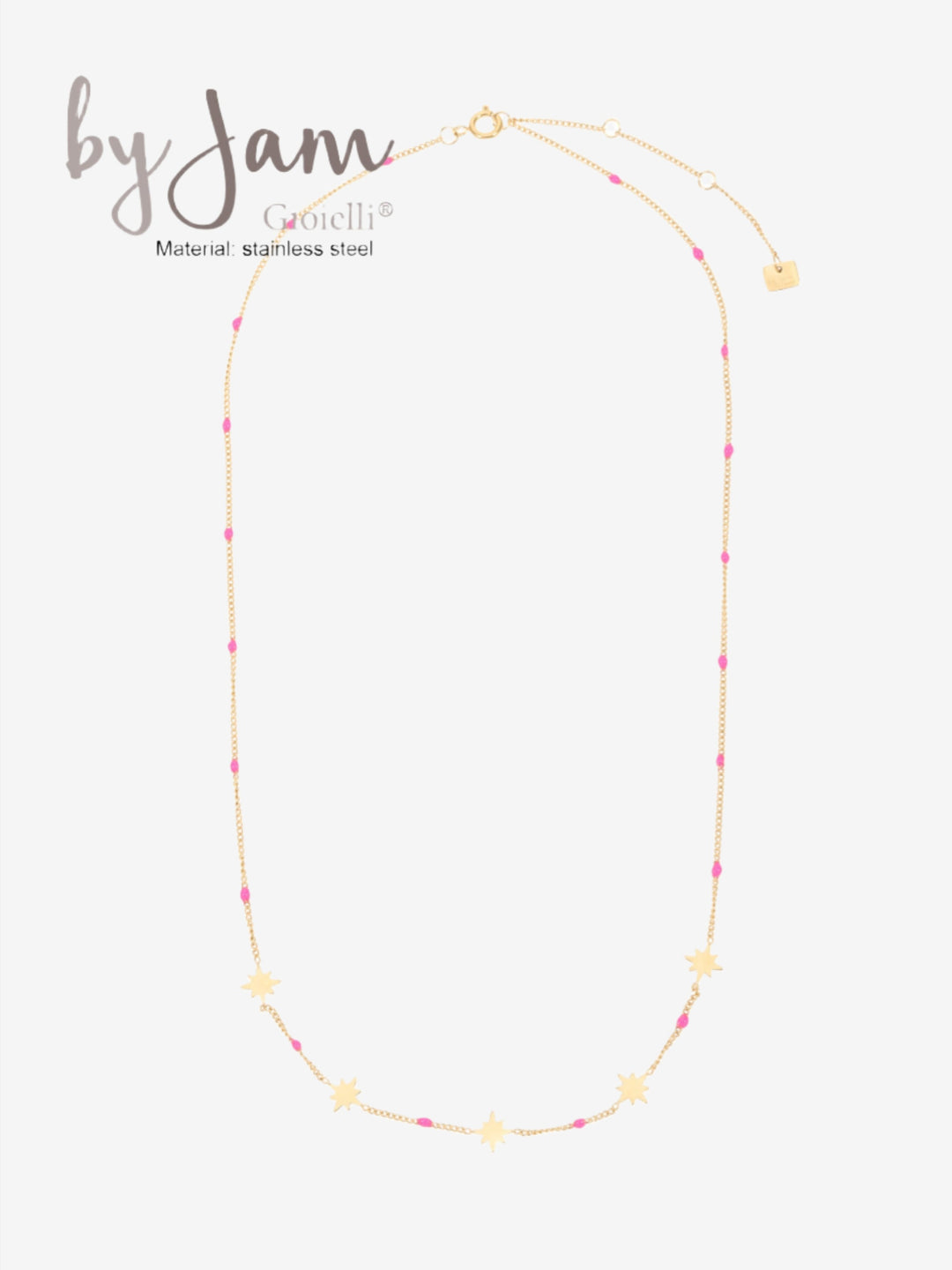 Ketting met sterretjes en kralen
