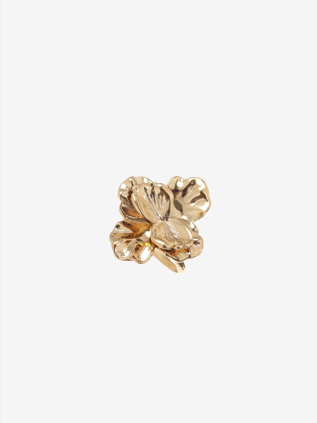 Statement ring met bloem