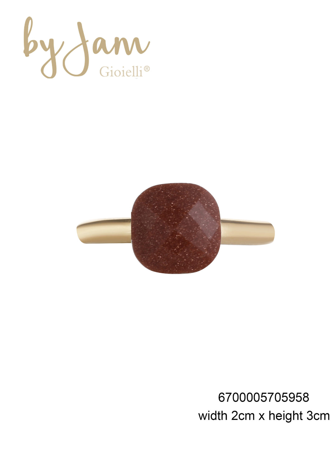By Jam Gioielli-BJ16788-Stainless Steel-Ring