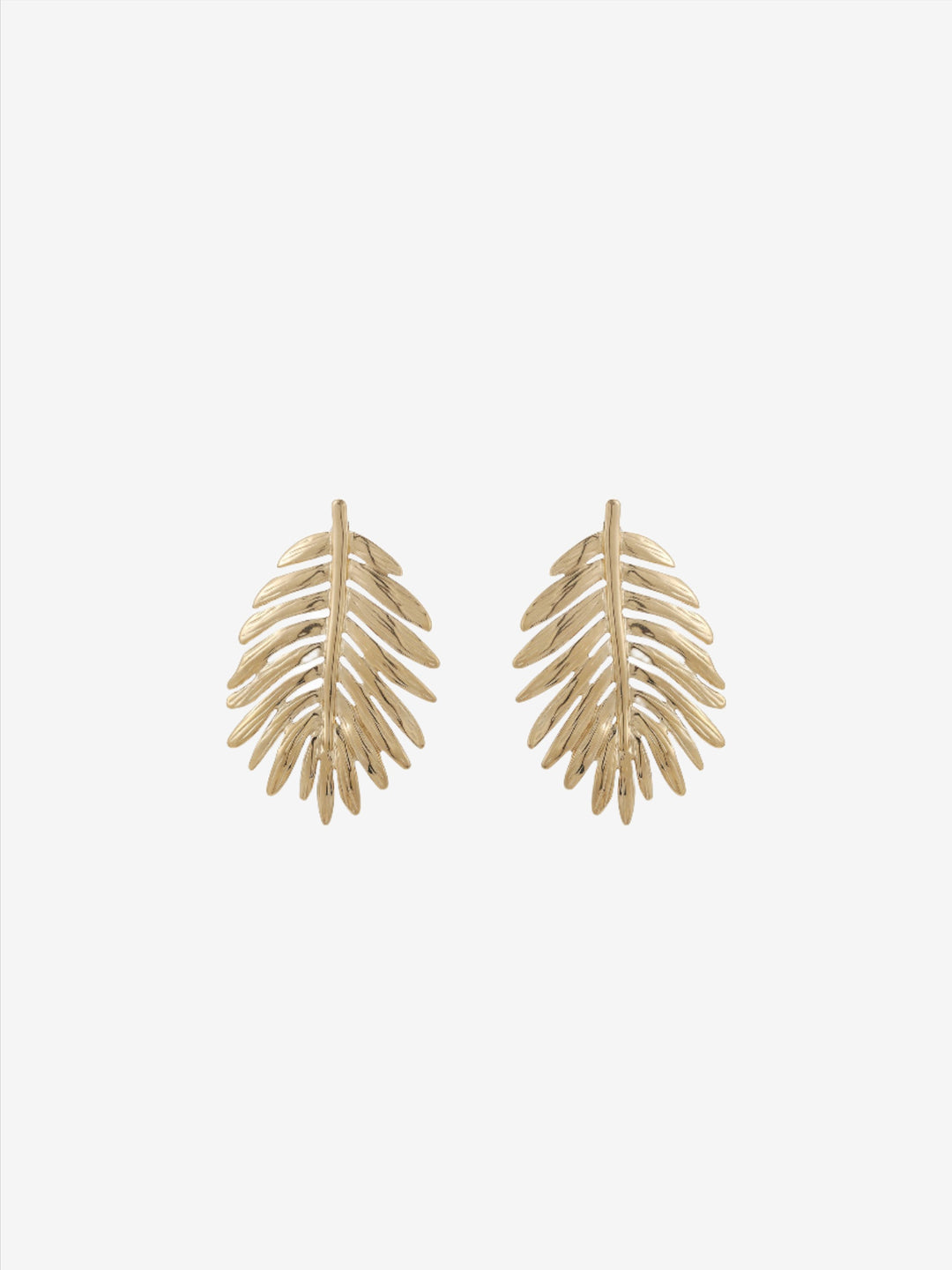 Boucles d'oreilles feuilles de palmier