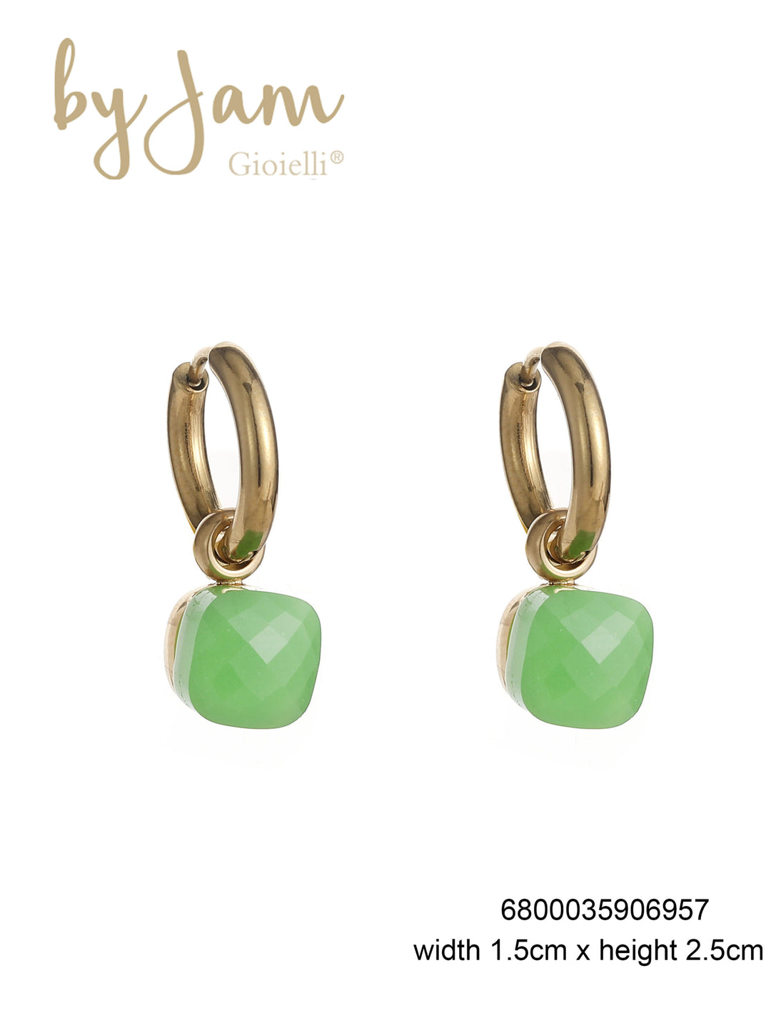 By Jam Gioielli-BJ16799-Stainless Steel-Oorbellen