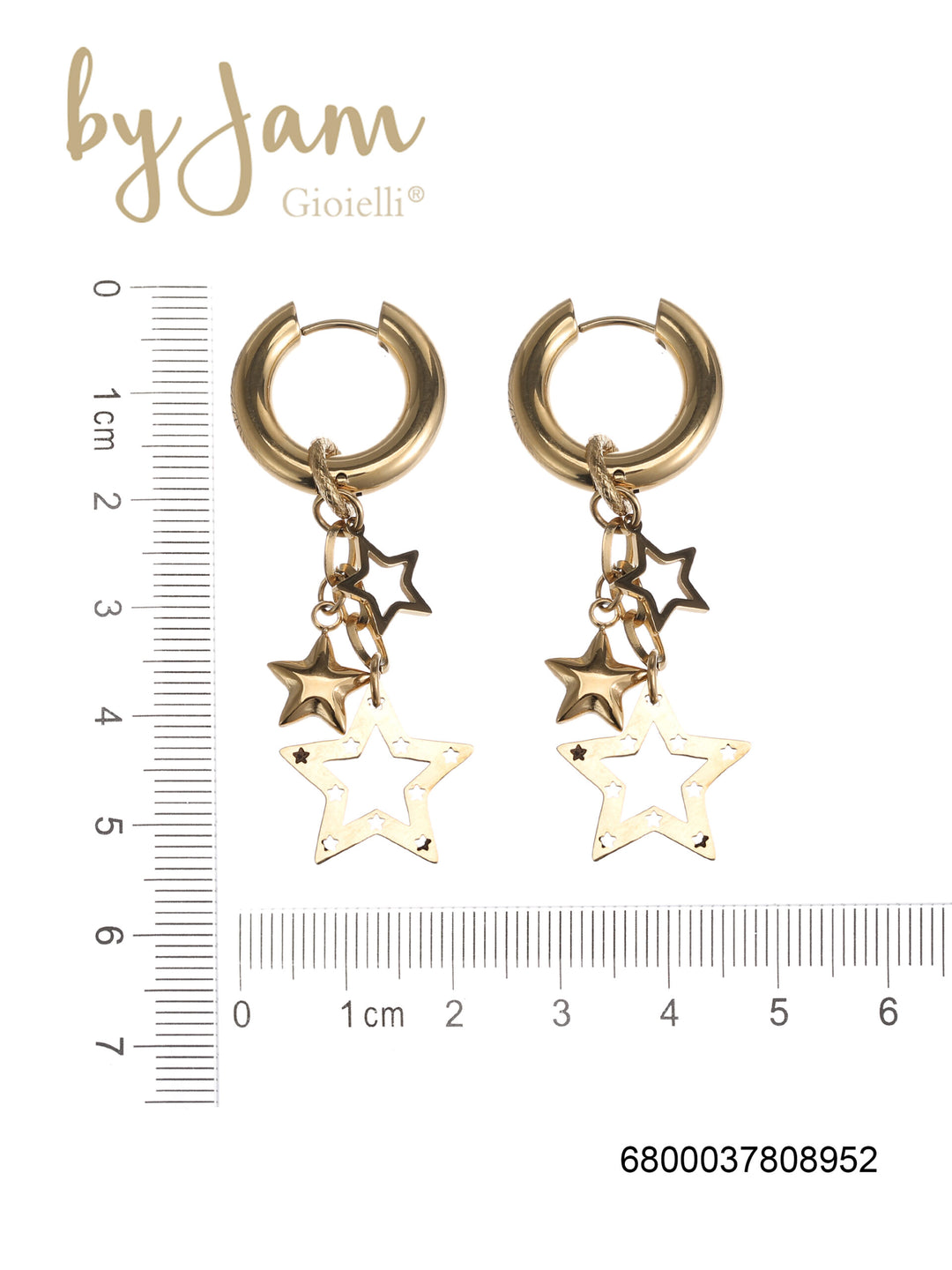 By Jam Gioielli-BJ16818-Stainless Steel-Oorbellen