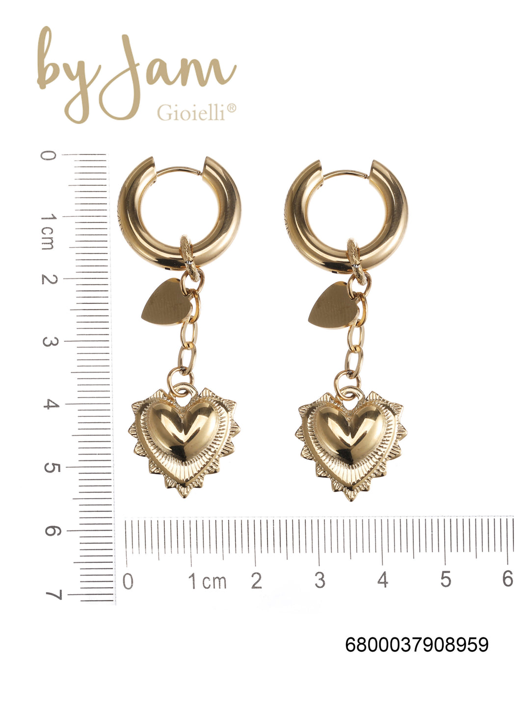 By Jam Gioielli-BJ16819-Stainless Steel-Oorbellen