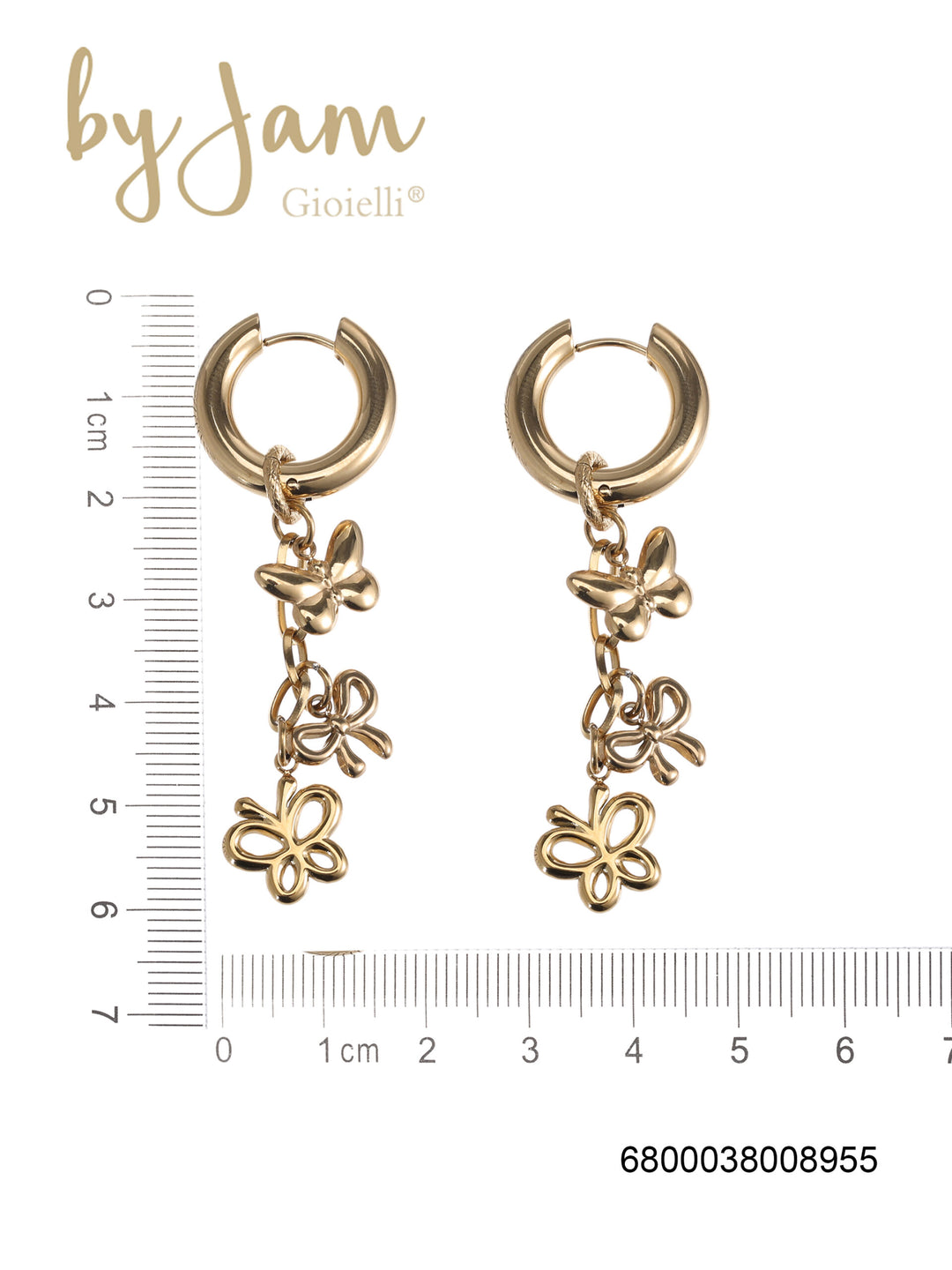 By Jam Gioielli-BJ16820-Stainless Steel-Oorbellen