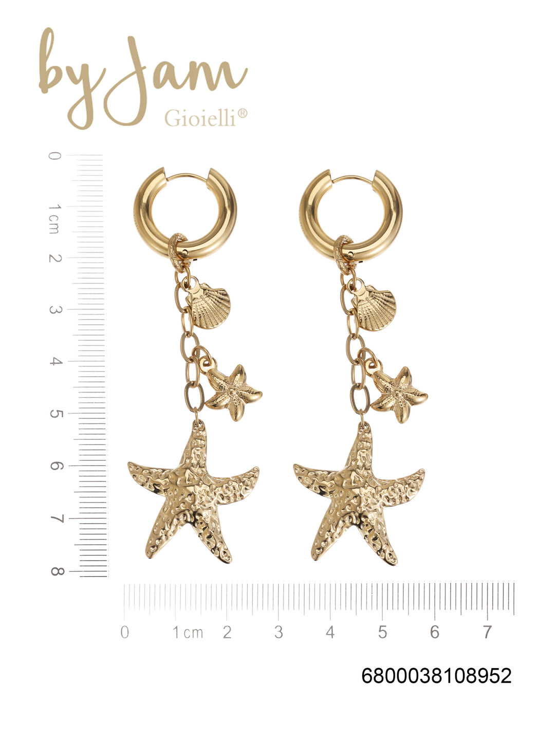 By Jam Gioielli-BJ16821-Stainless Steel-Oorbellen