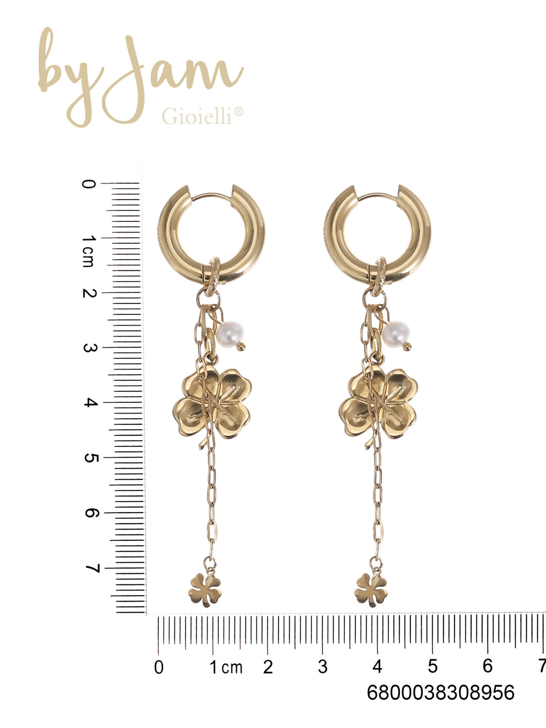 By Jam Gioielli-BJ16823-Stainless Steel-Oorbellen