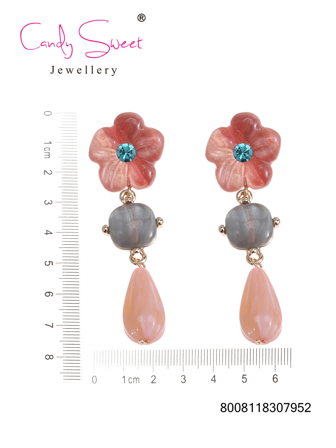 Candy Sweet Jewellery-CS23346-Mesing-Oorbellen