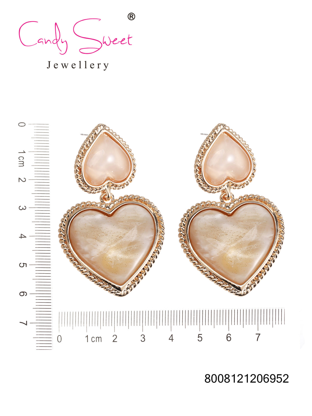 Candy Sweet Jewellery-CS23360-Mesing-Oorbellen