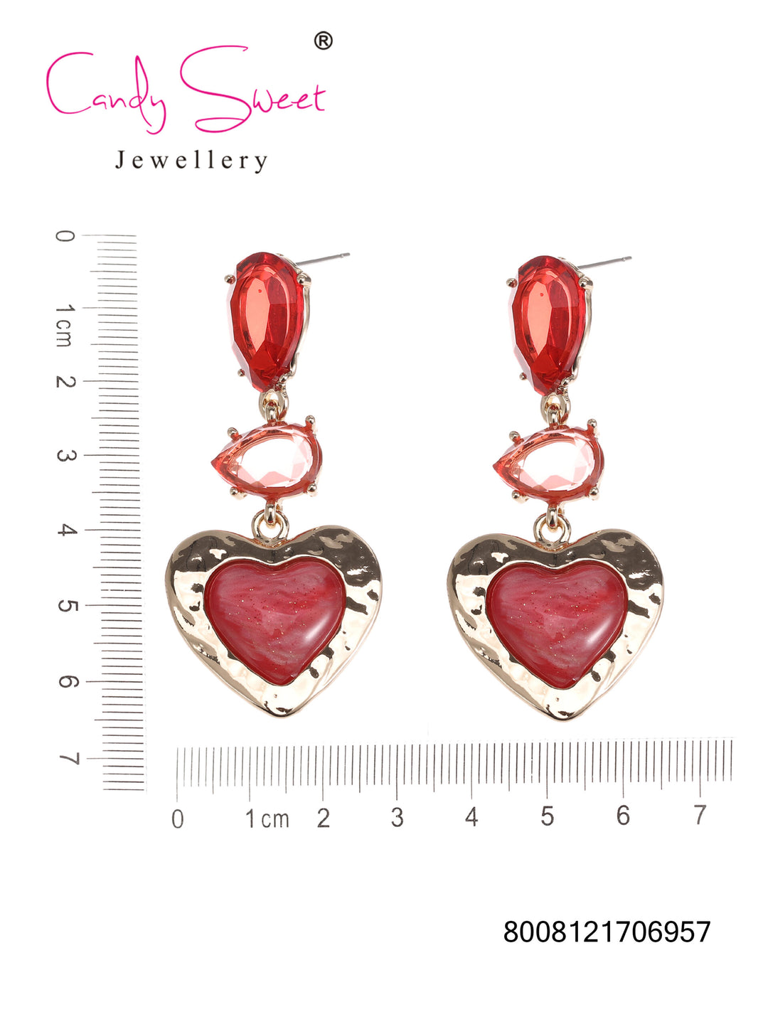 Candy Sweet Jewellery-CS23362-Mesing-Oorbellen