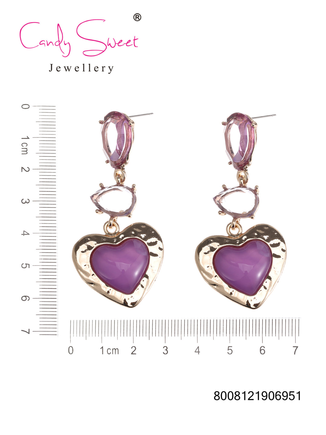 Candy Sweet Jewellery-CS23364-Mesing-Oorbellen