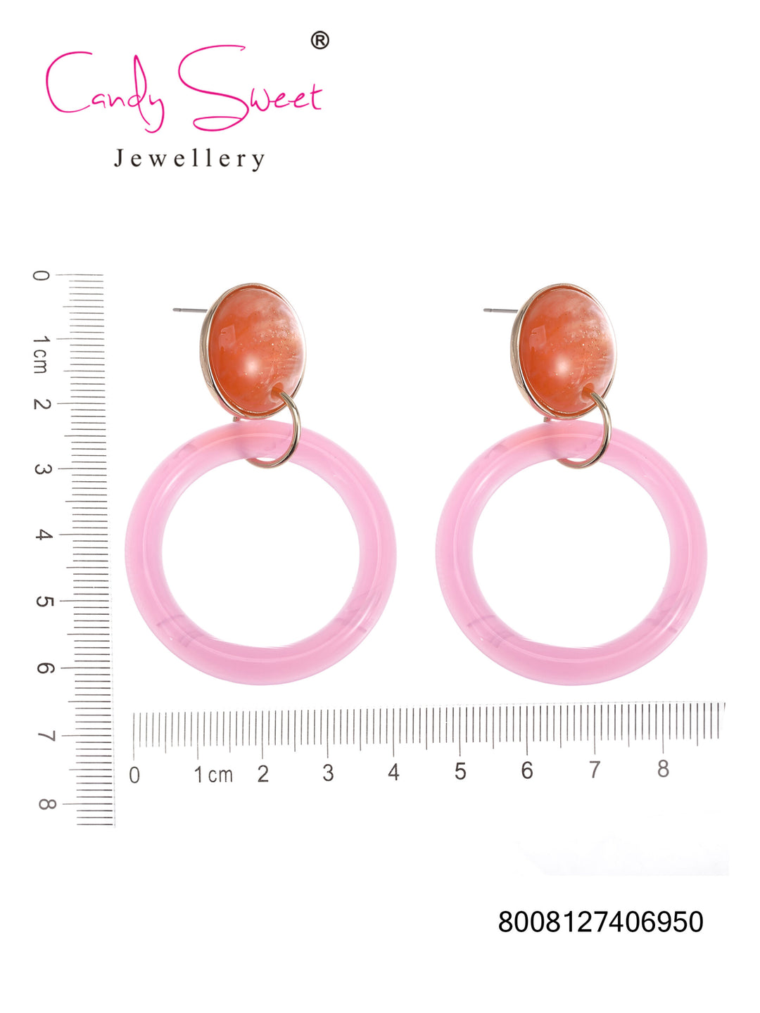 Candy Sweet Jewellery-CS23376-Mesing-Oorbellen