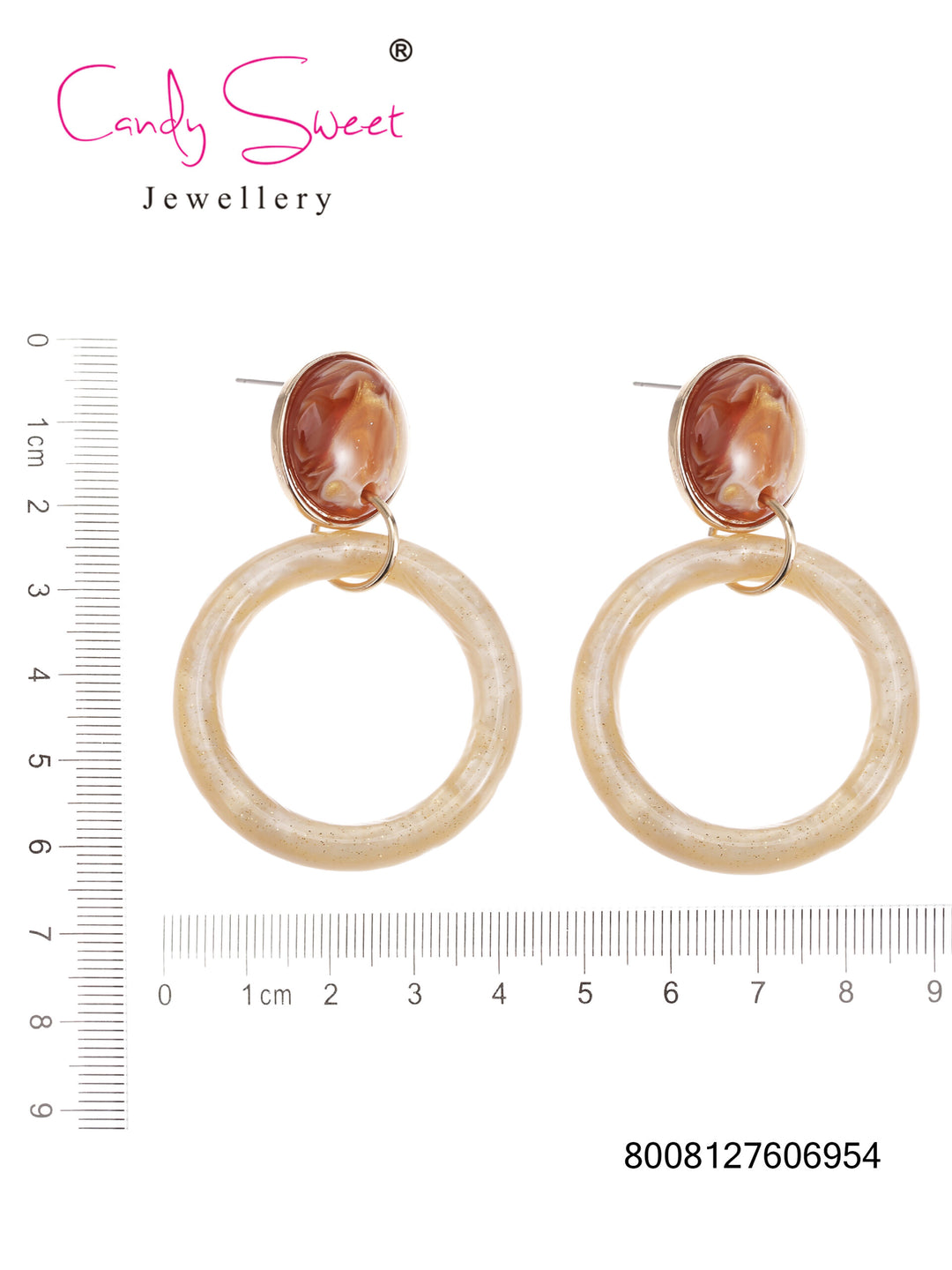 Candy Sweet Jewellery-CS23378-Mesing-Oorbellen