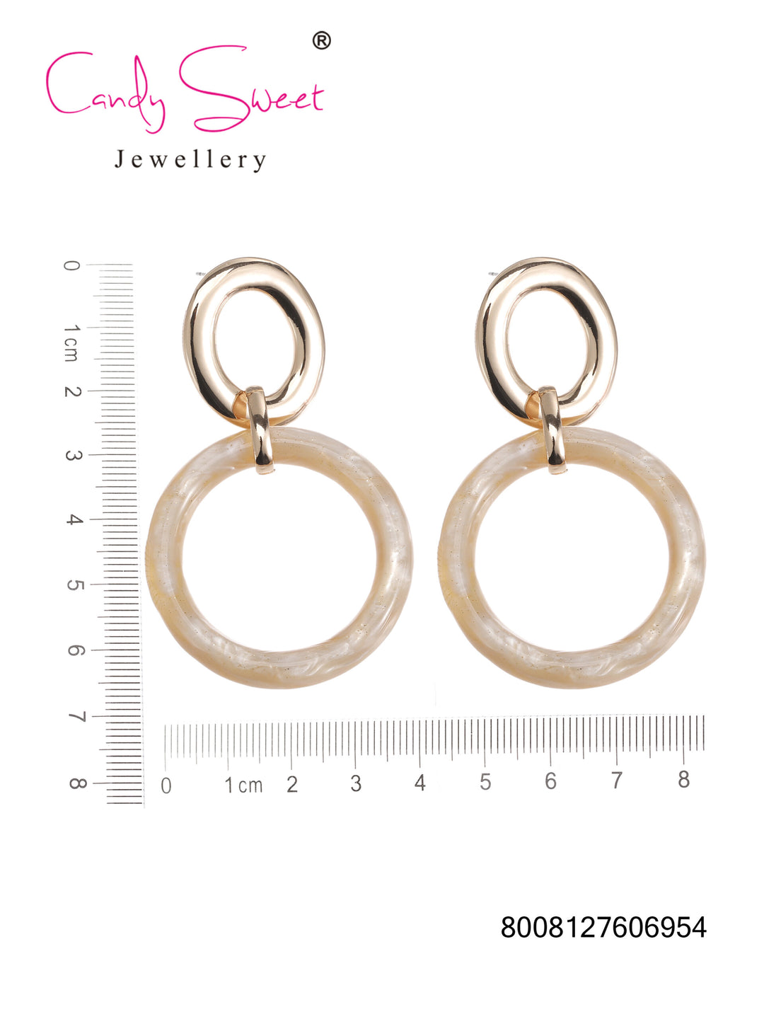 Candy Sweet Jewellery-CS23379-Mesing-Oorbellen