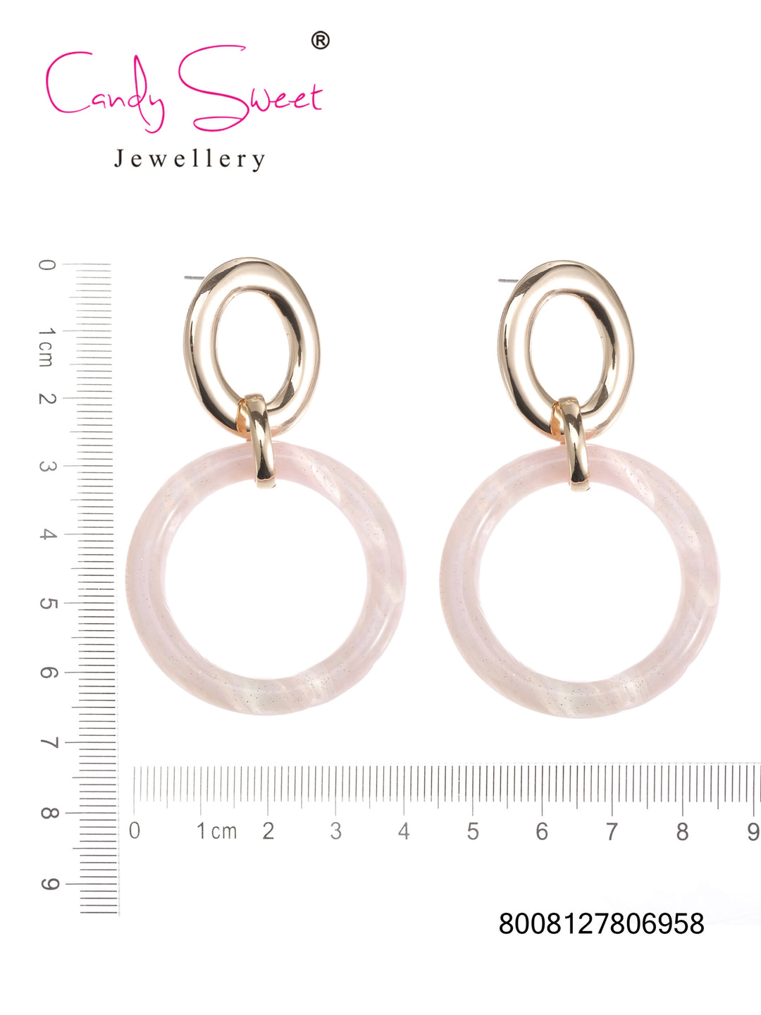 Candy Sweet Jewellery-CS23380-Mesing-Oorbellen