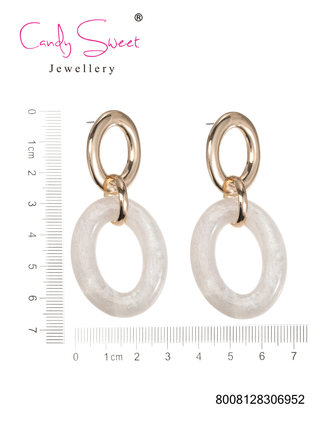 Candy Sweet Jewellery-CS23385-Mesing-Oorbellen