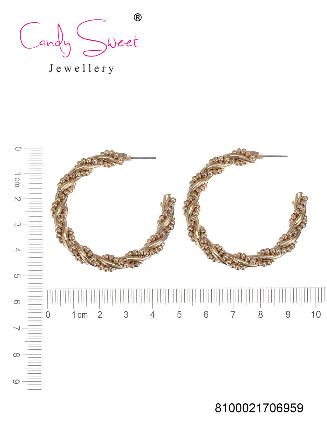 Candy Sweet Jewellery-CS23389-Mesing-Oorbellen