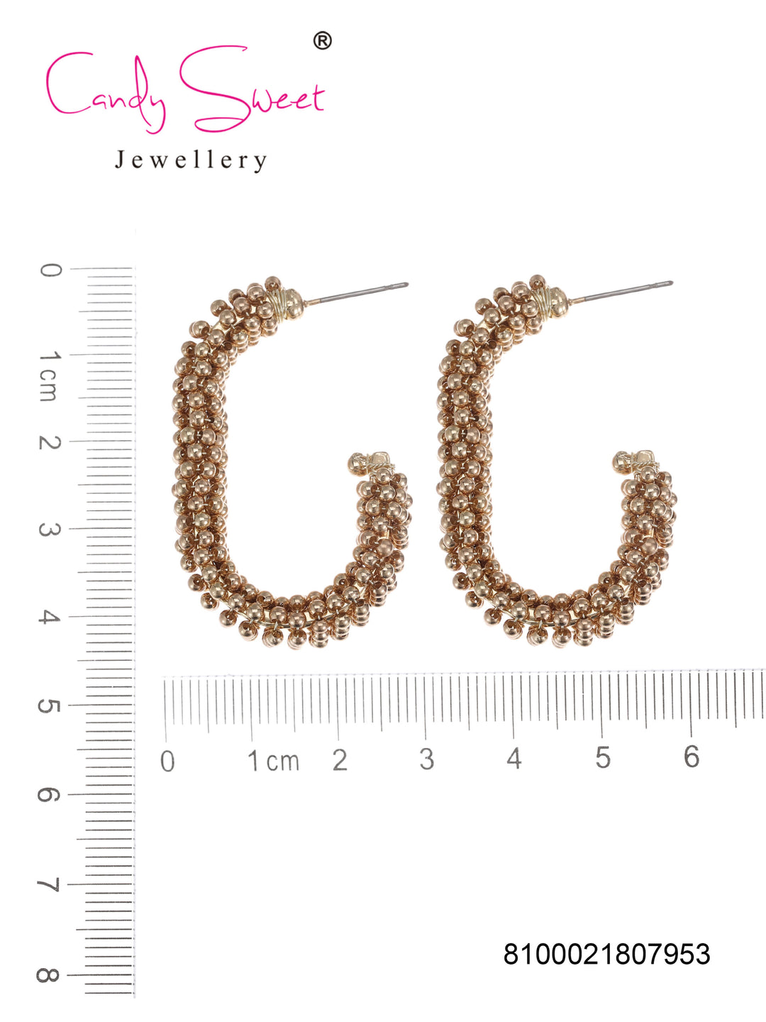Candy Sweet Jewellery-CS23390-Mesing-Oorbellen
