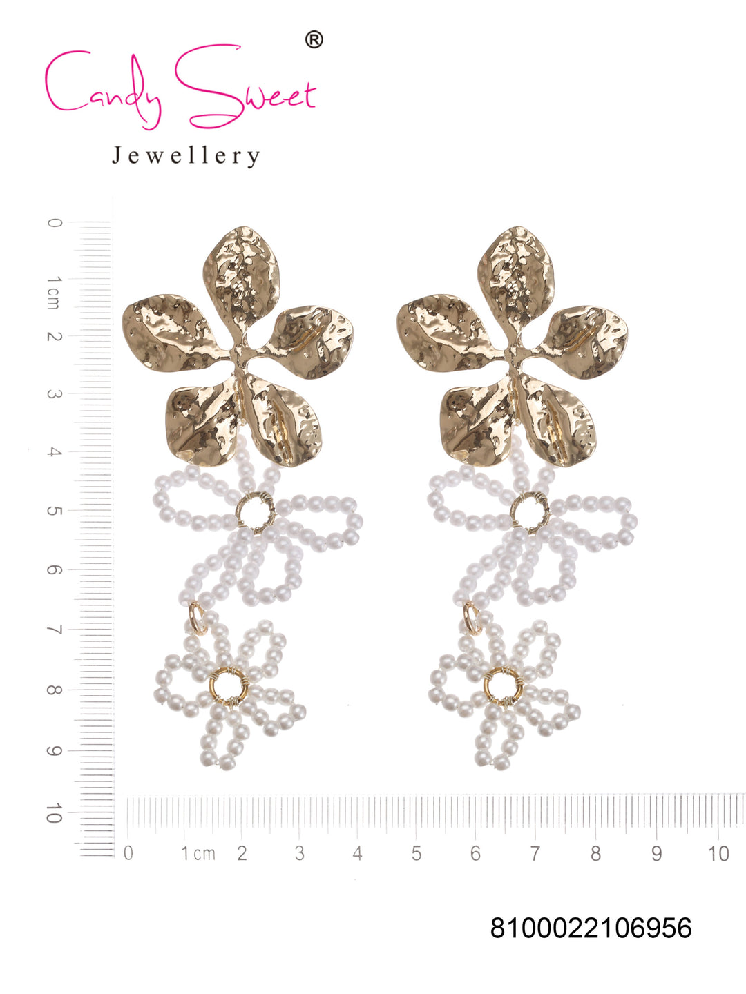 Candy Sweet Jewellery-CS23393-Mesing-Oorbellen