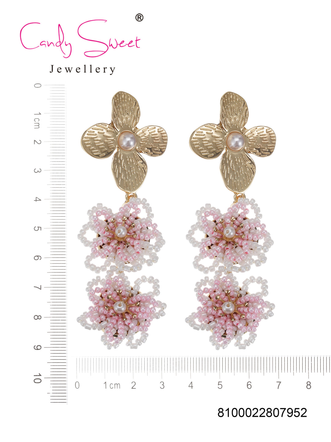 Candy Sweet Jewellery-CS23400-Mesing-Oorbellen