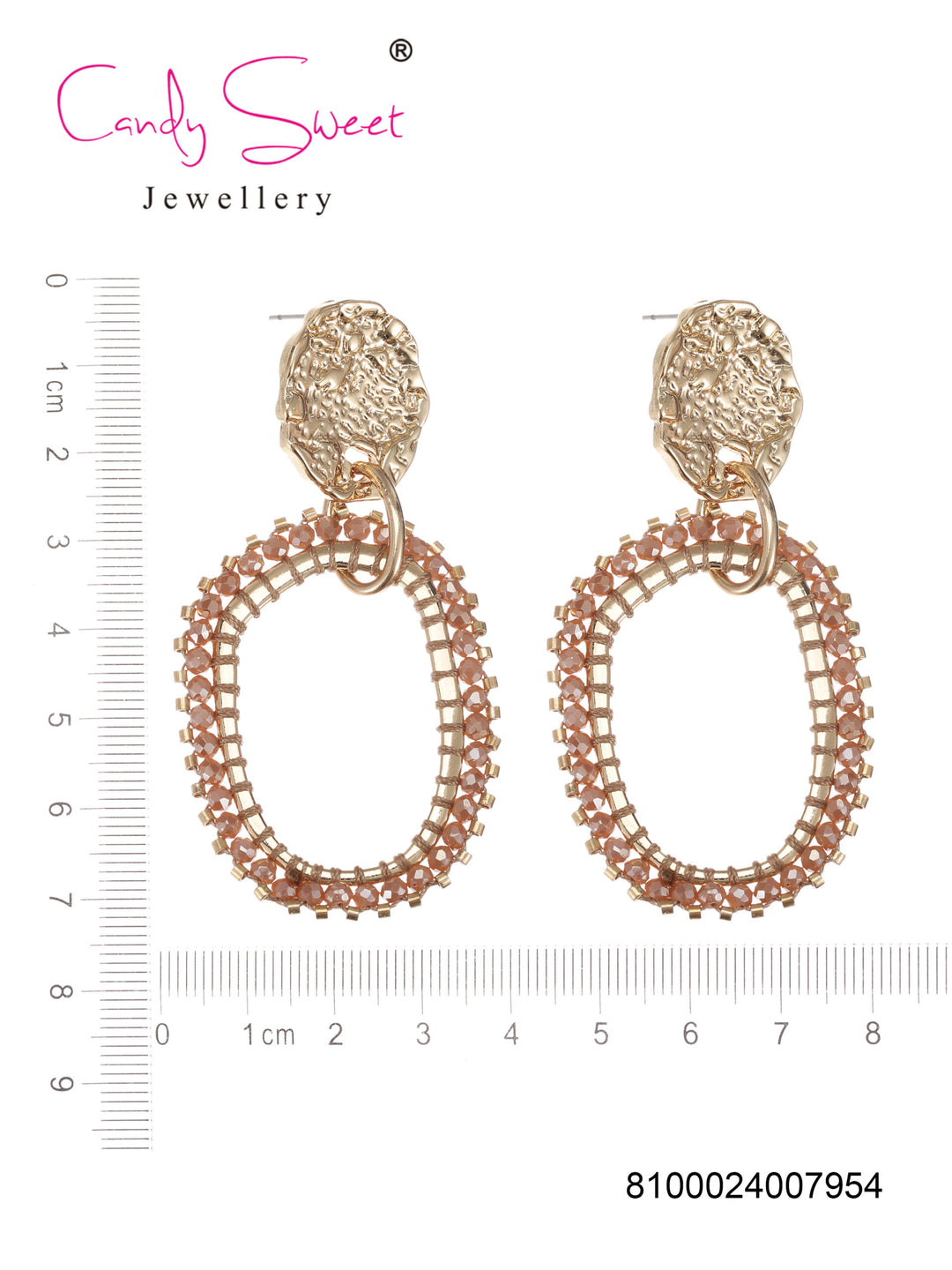Candy Sweet Jewellery-CS23412-Mesing-Oorbellen