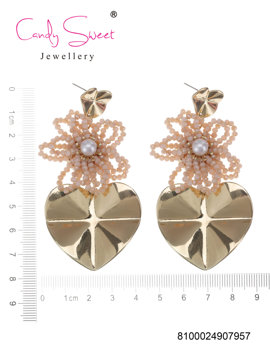 Candy Sweet Jewellery-CS23421-Mesing-Oorbellen