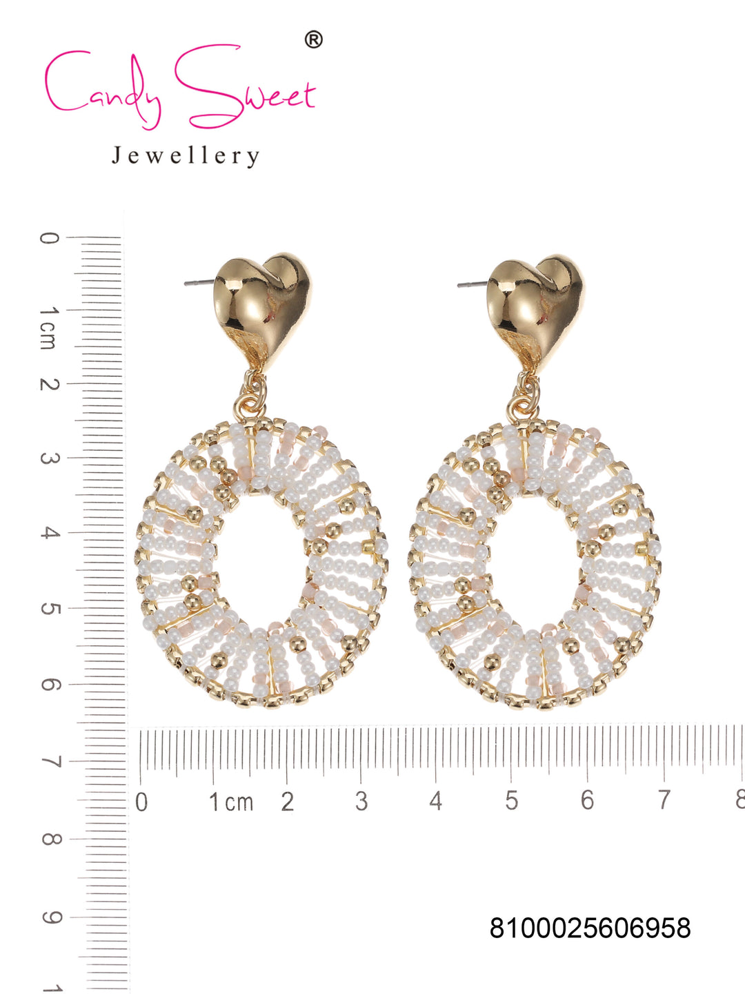 Candy Sweet Jewellery-CS23428-Mesing-Oorbellen