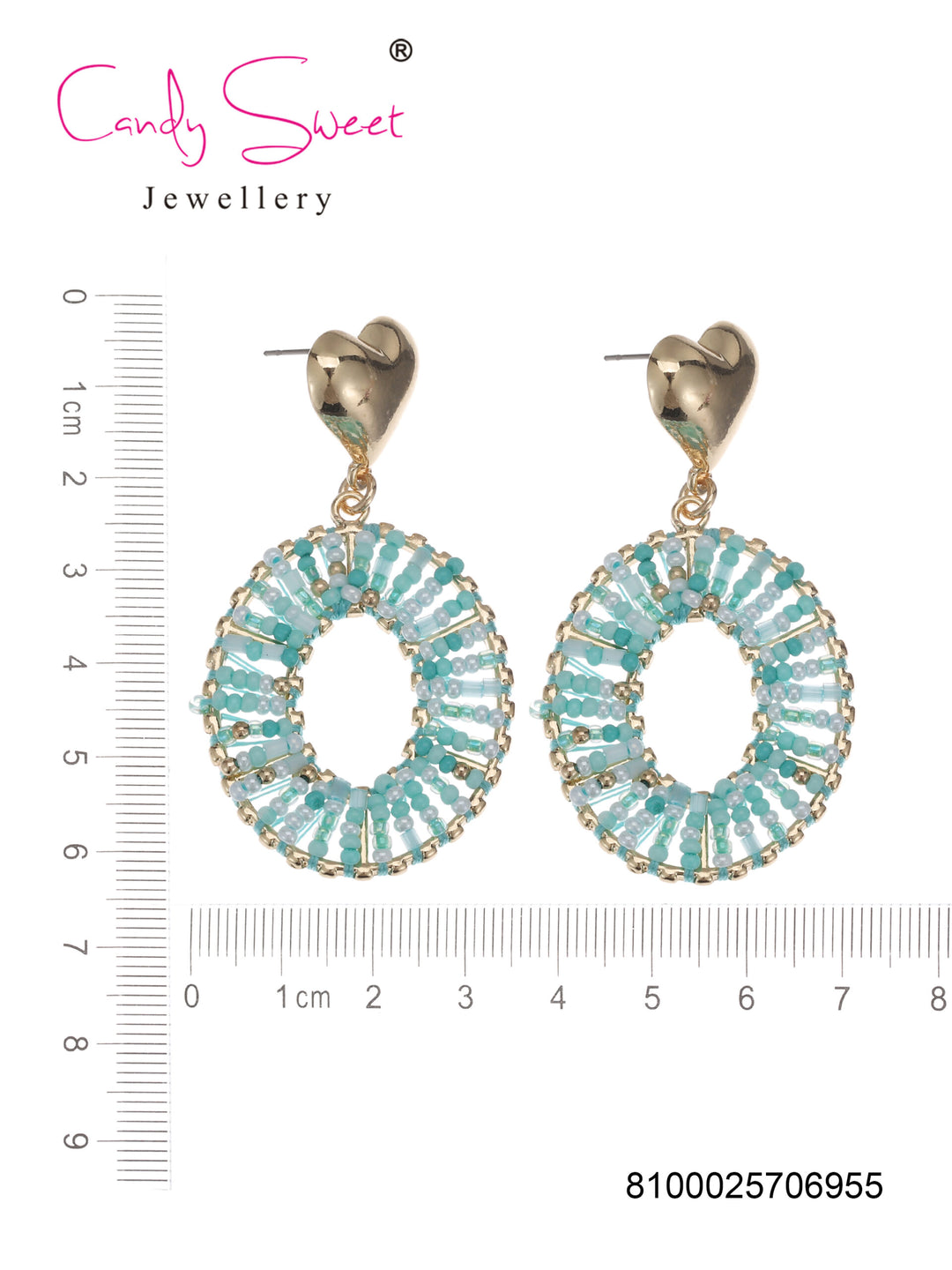Candy Sweet Jewellery-CS23429-Mesing-Oorbellen