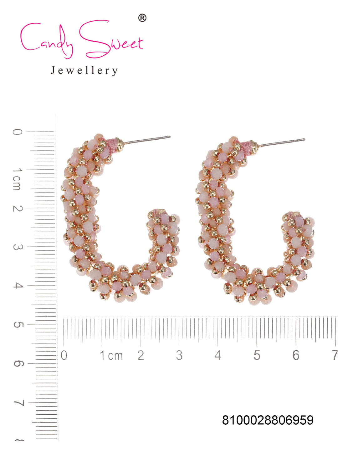 Candy Sweet Jewellery-CS23460-Mesing-Oorbellen