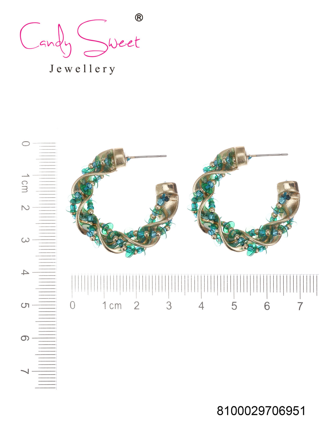 Candy Sweet Jewellery-CS23469-Mesing-Oorbellen