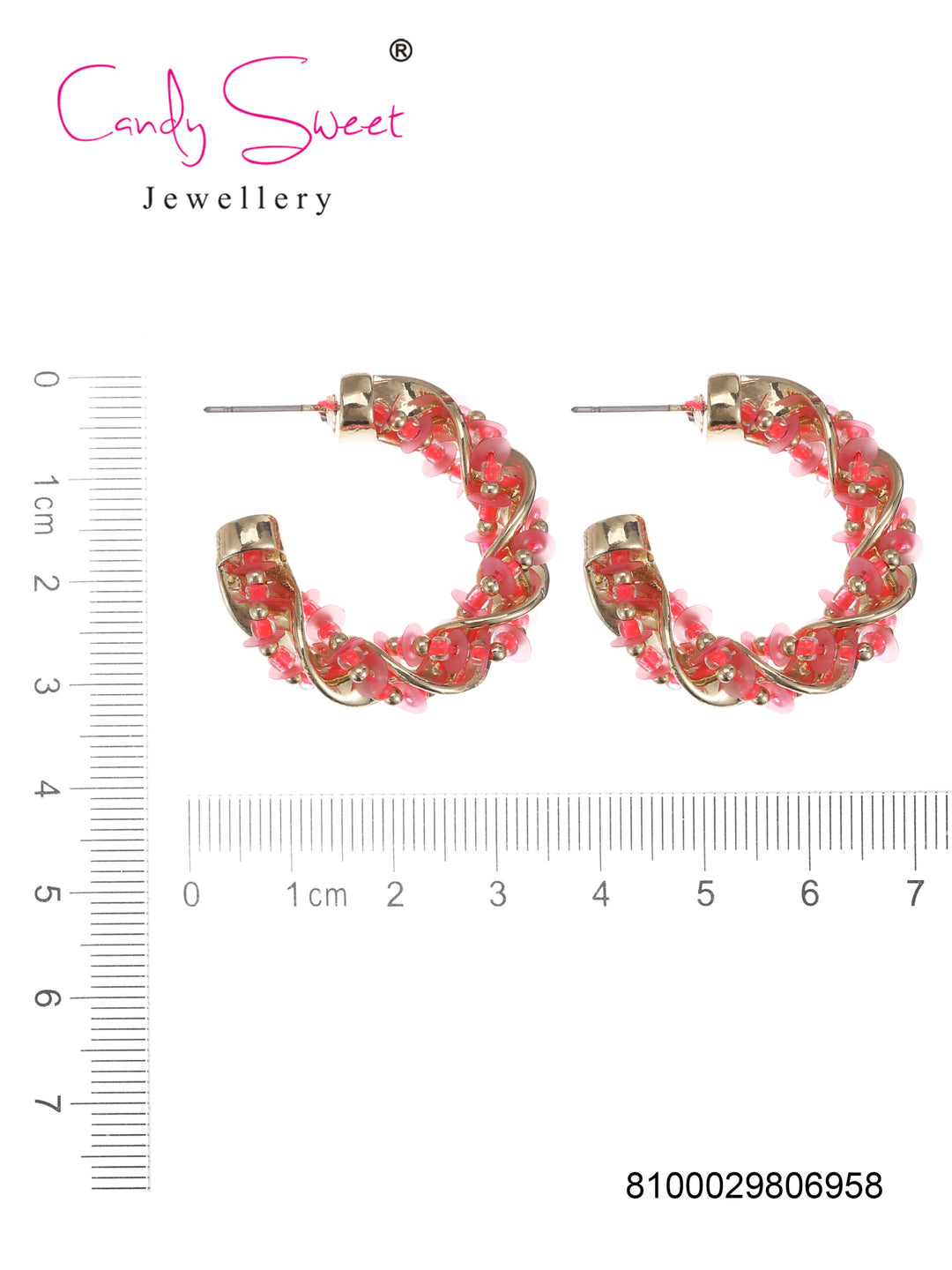 Candy Sweet Jewellery-CS23470-Mesing-Oorbellen