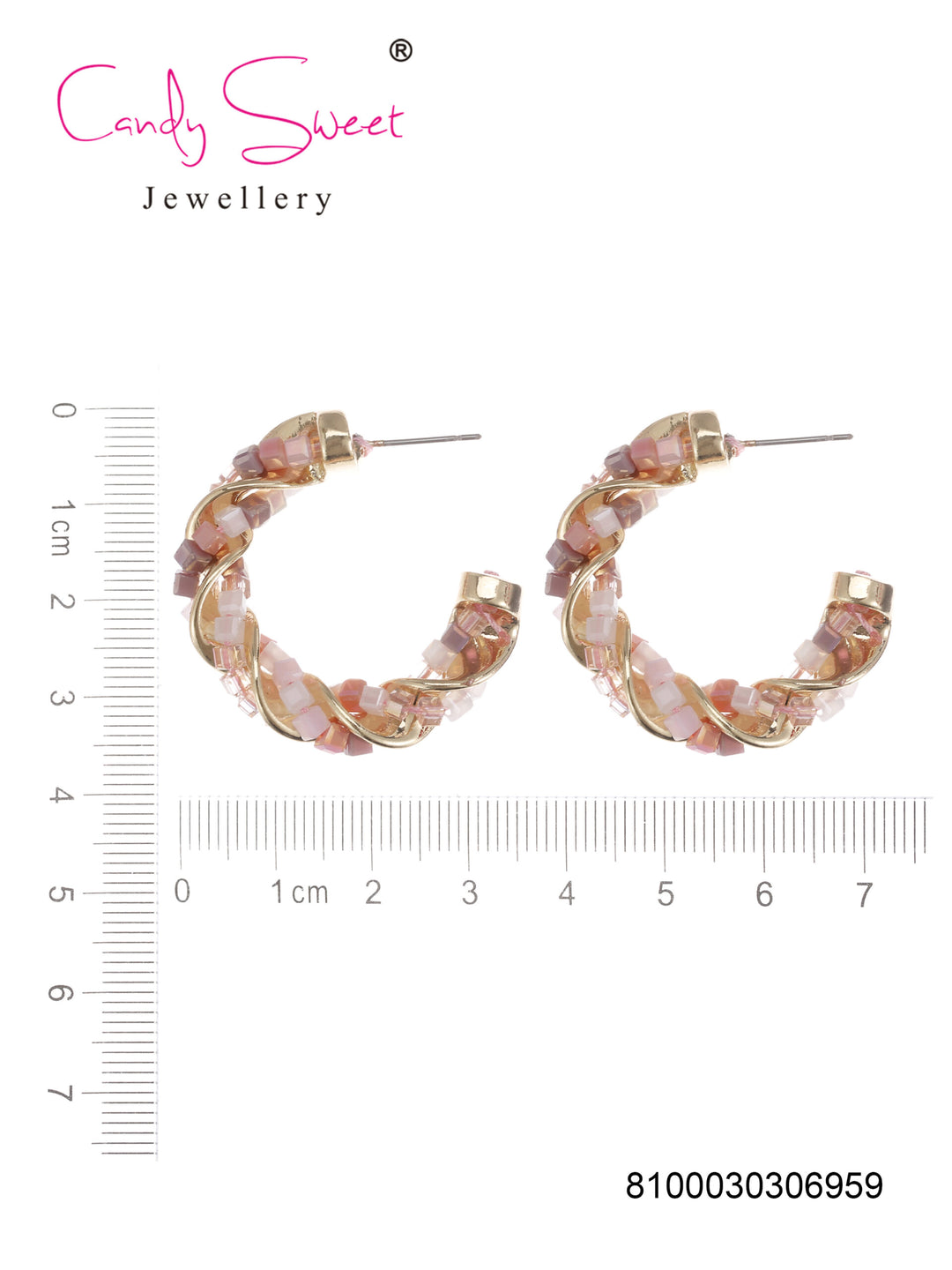 Candy Sweet Jewellery-CS23475-Mesing-Oorbellen