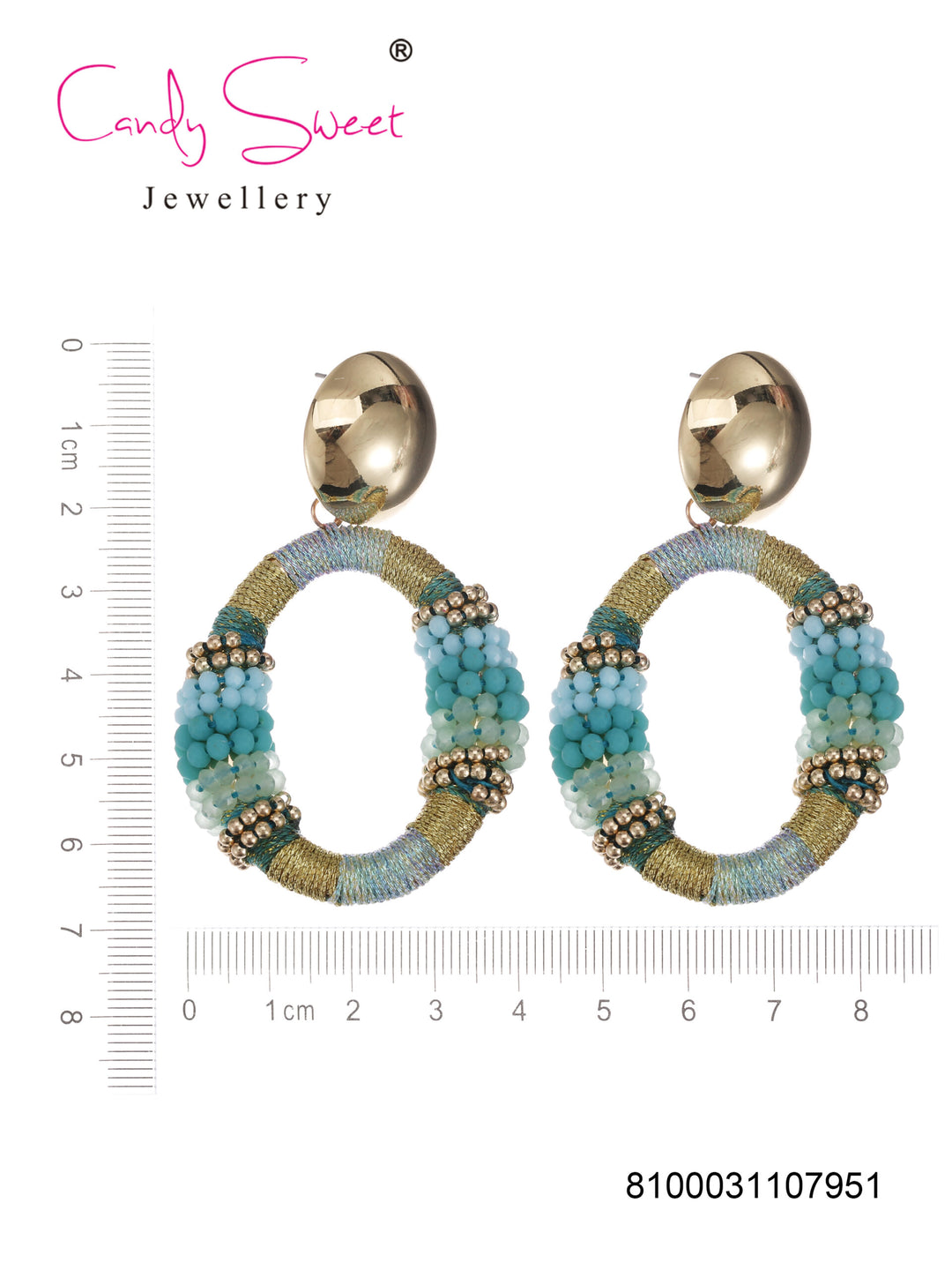 Candy Sweet Jewellery-CS23483-Mesing-Oorbellen