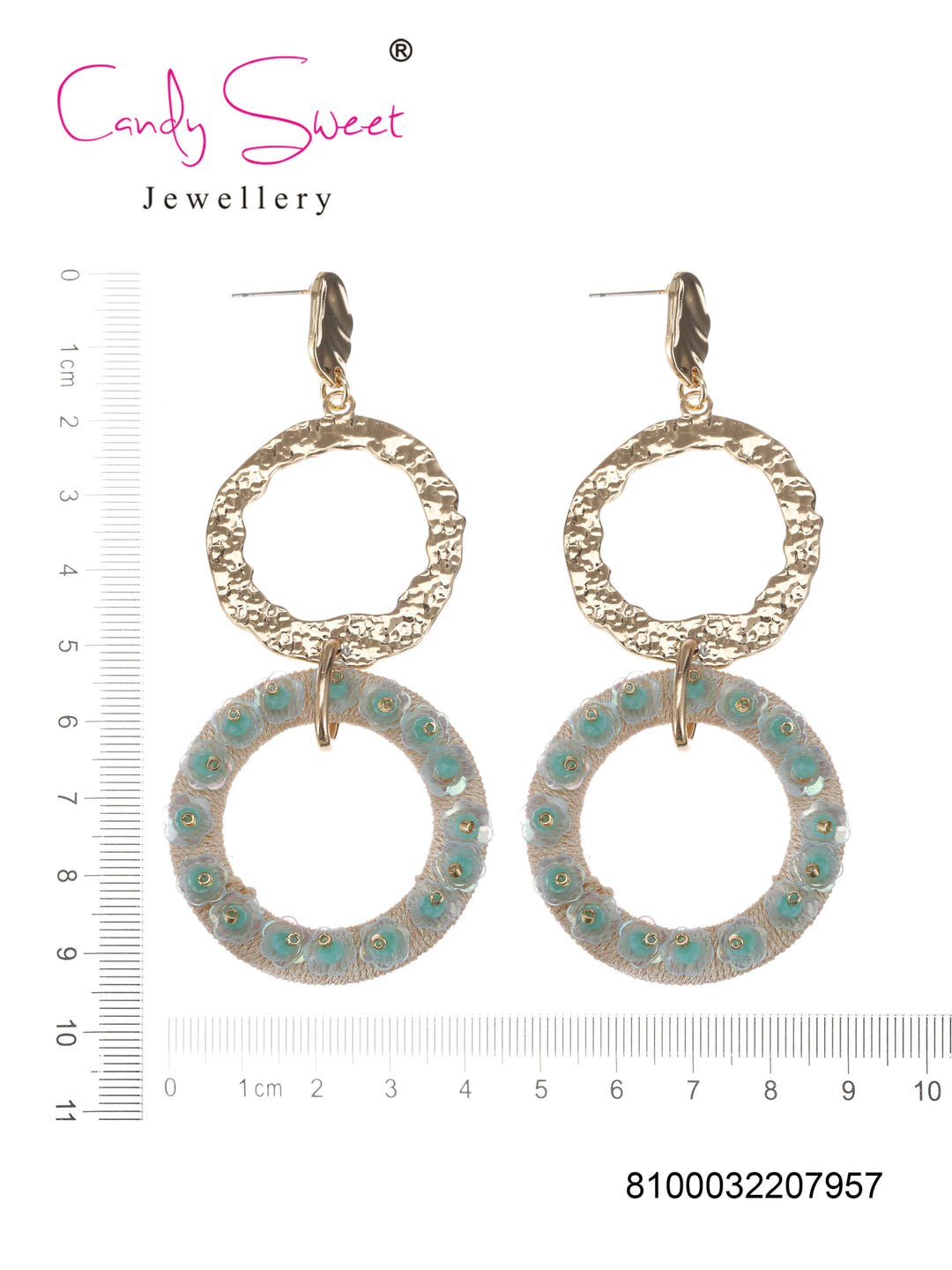 Candy Sweet Jewellery-CS23494-Mesing-Oorbellen