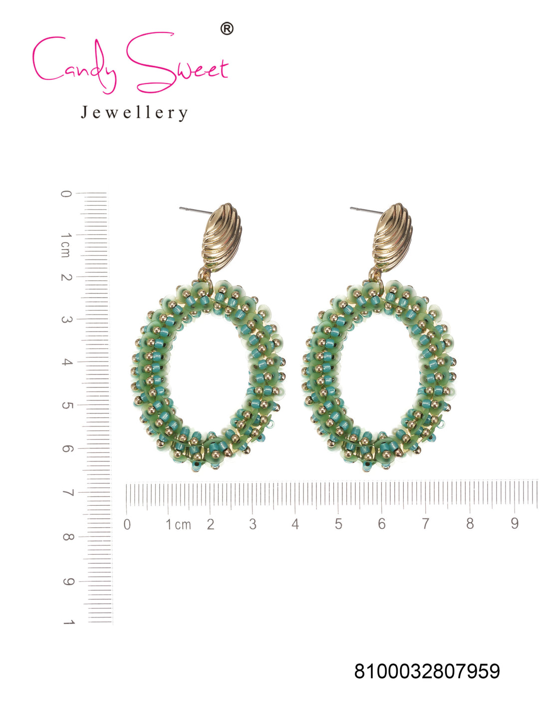 Candy Sweet Jewellery-CS23500-Mesing-Oorbellen