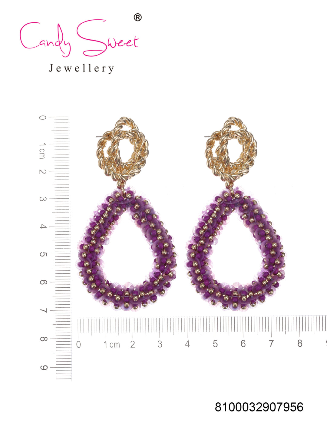 Candy Sweet Jewellery-CS23501-Mesing-Oorbellen