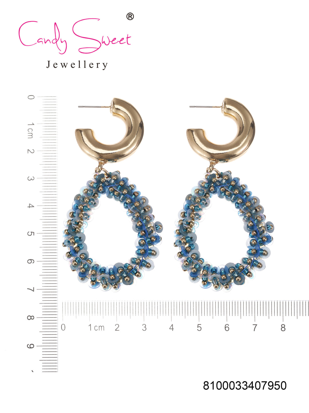 Candy Sweet Jewellery-CS23506-Mesing-Oorbellen