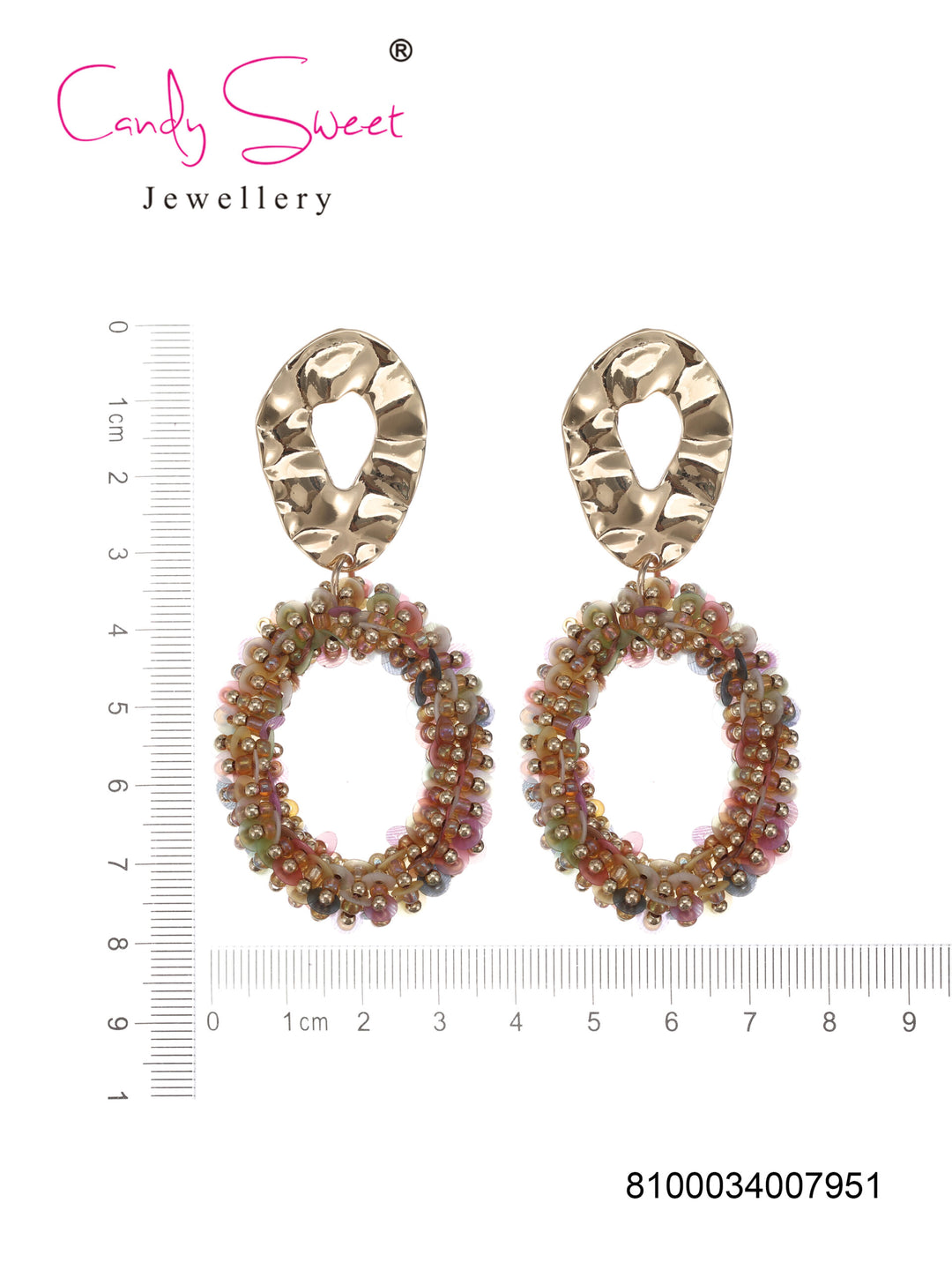 Candy Sweet Jewellery-CS23512-Mesing-Oorbellen