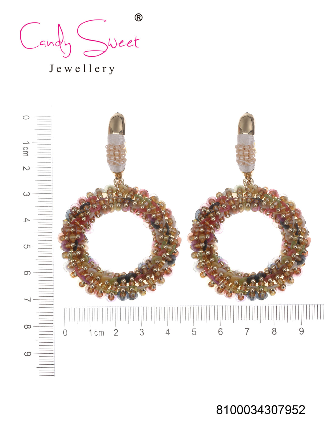 Candy Sweet Jewellery-CS23515-Mesing-Oorbellen